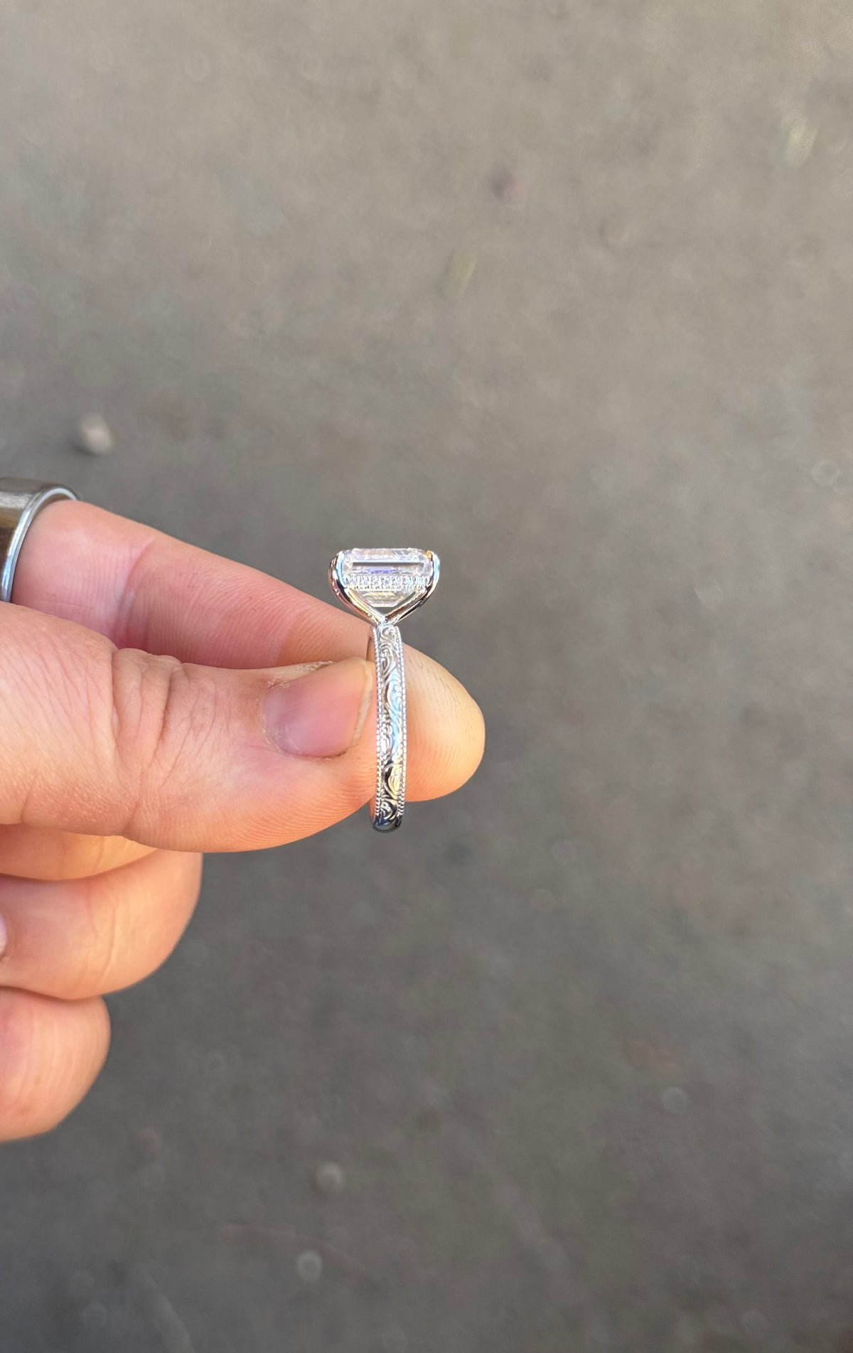 Scout Hidden Halo Engagement Ring