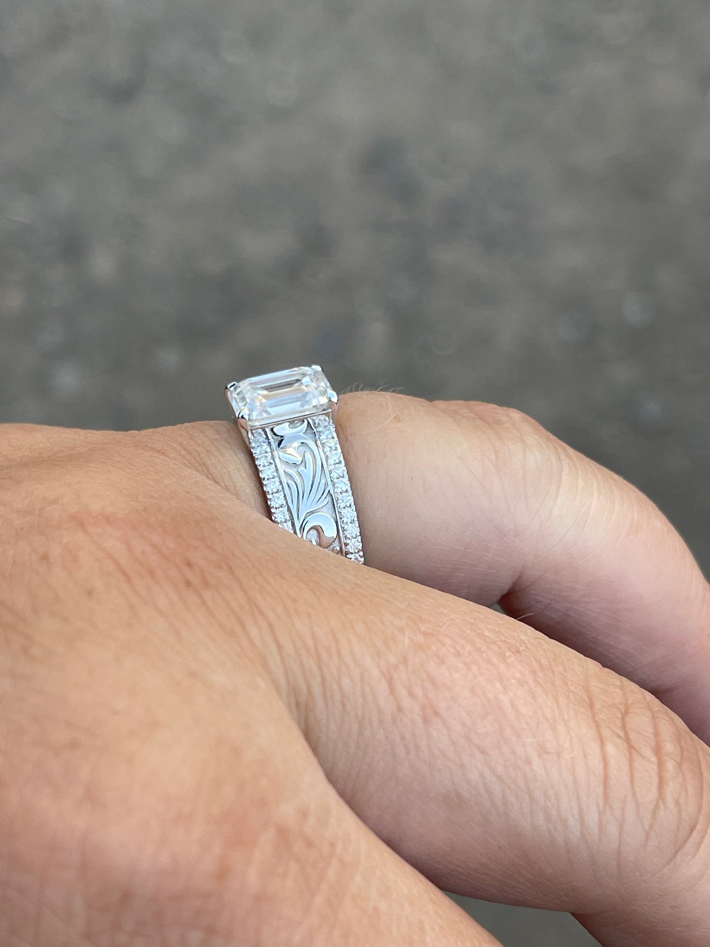 Westley (LP) Sterling Silver Engagement Ring