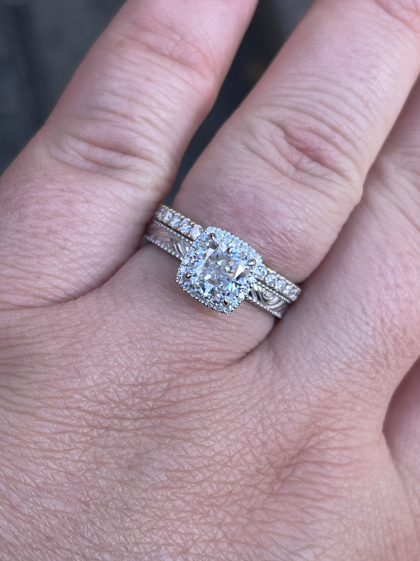 Skylar 6.5US 10K Rose Gold Engagement Ring