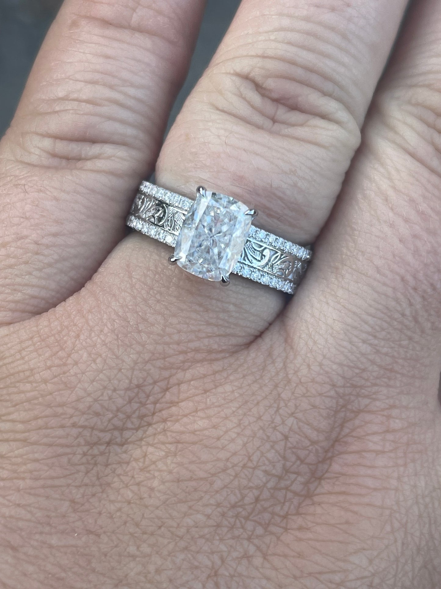 Reese Sterling Silver Engagement Ring