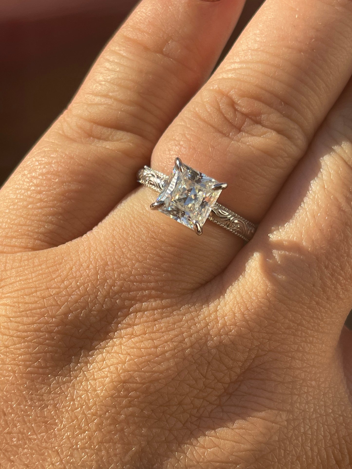 Shiloh 6US 10K White Gold Engagement Ring