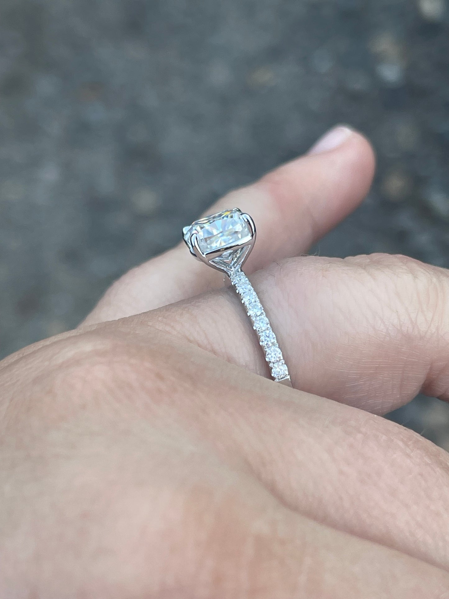 Charley Sterling Silver Engagement Ring