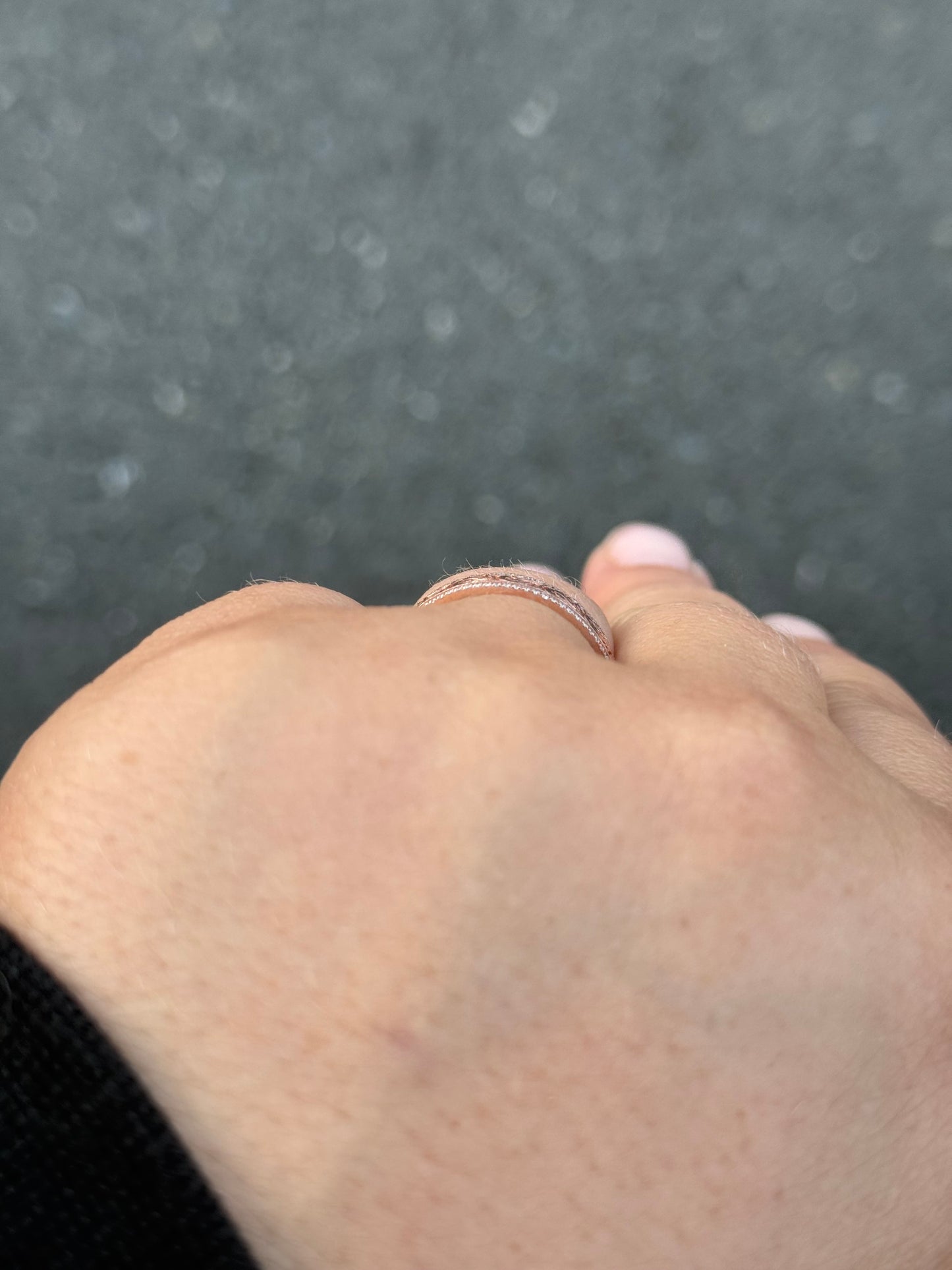Kennedy Jr. Moissanite Wedding Band