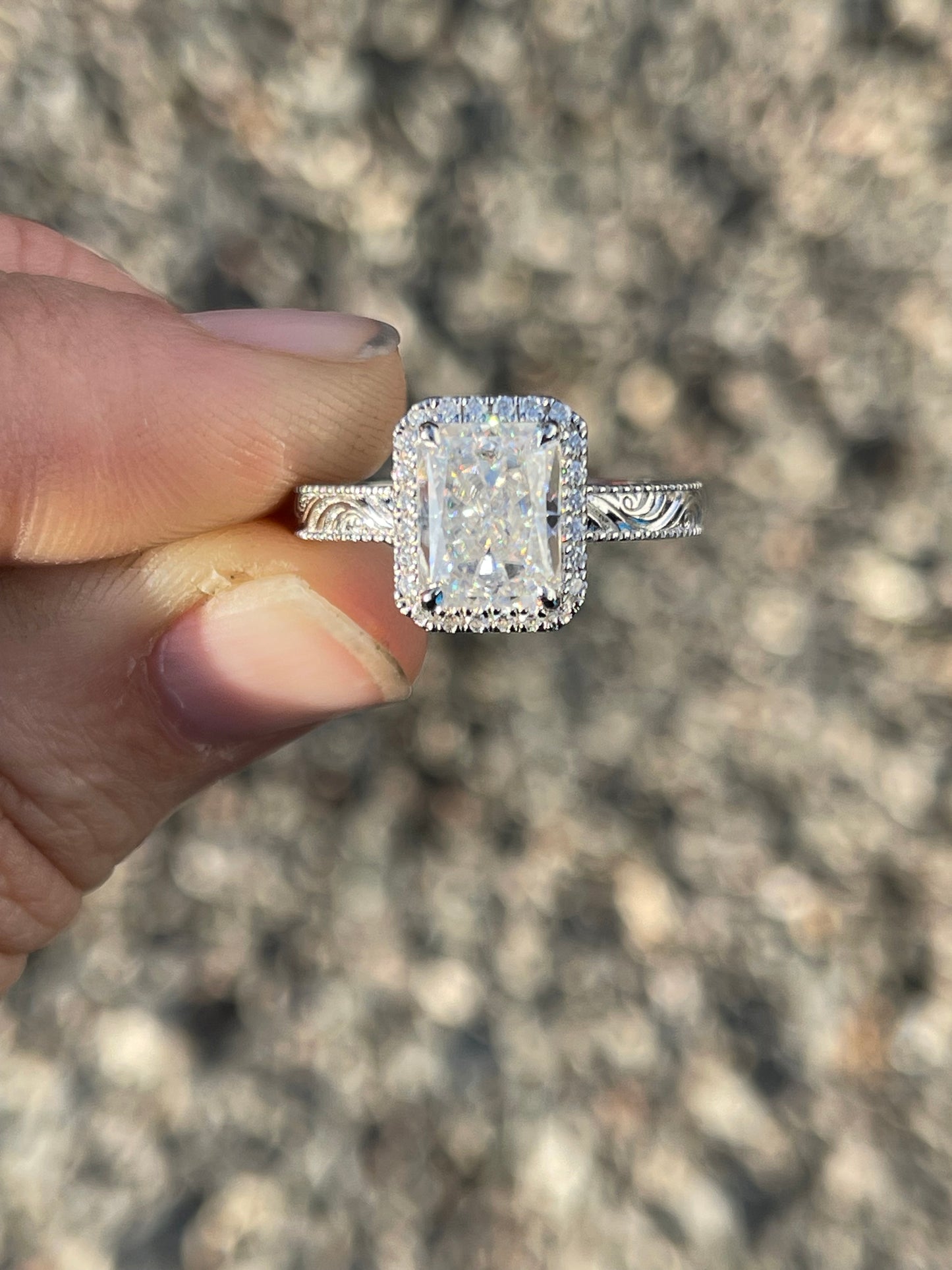 Raylee (LP) 7US Sterling Silver Engagement Ring