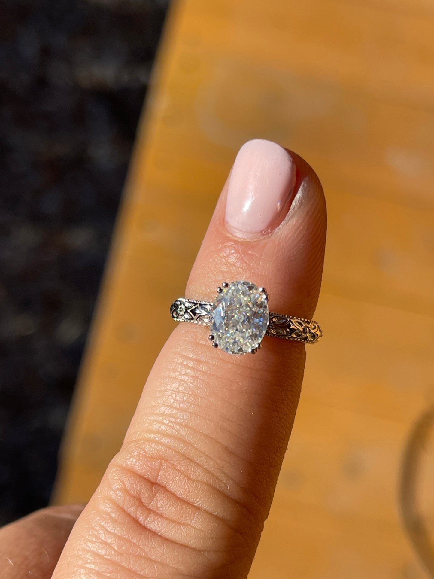 Victoria 2ct Solitaire Promise Ring
