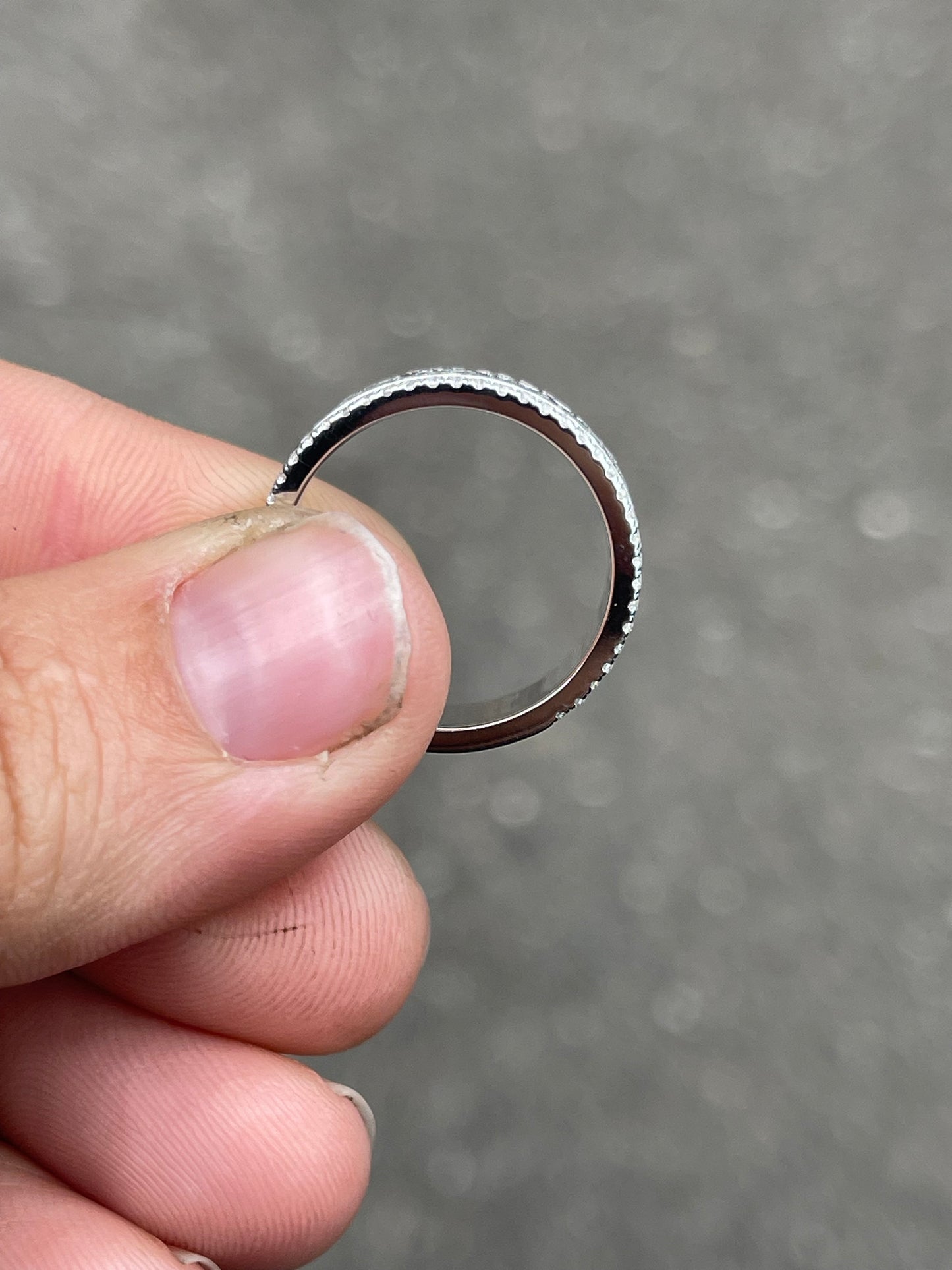 Kennedy 3.5US Moissanite Wedding Band