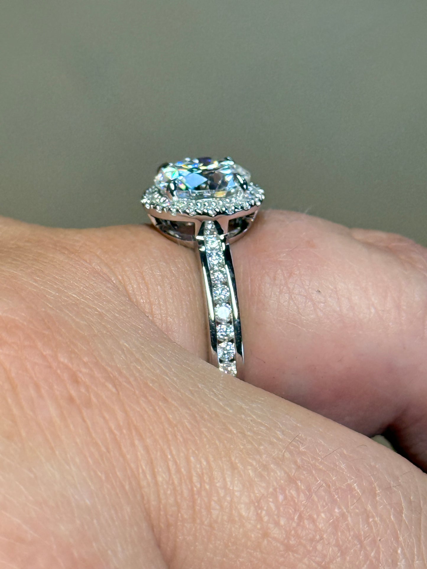 Lakin (LP) Sterling Silver Engagement Ring