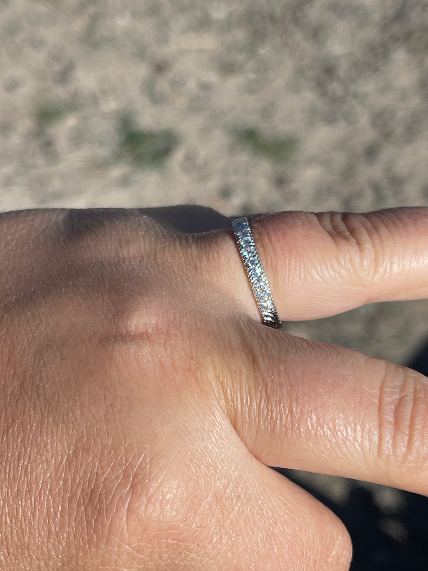 Jasper Diamond Wedding Band