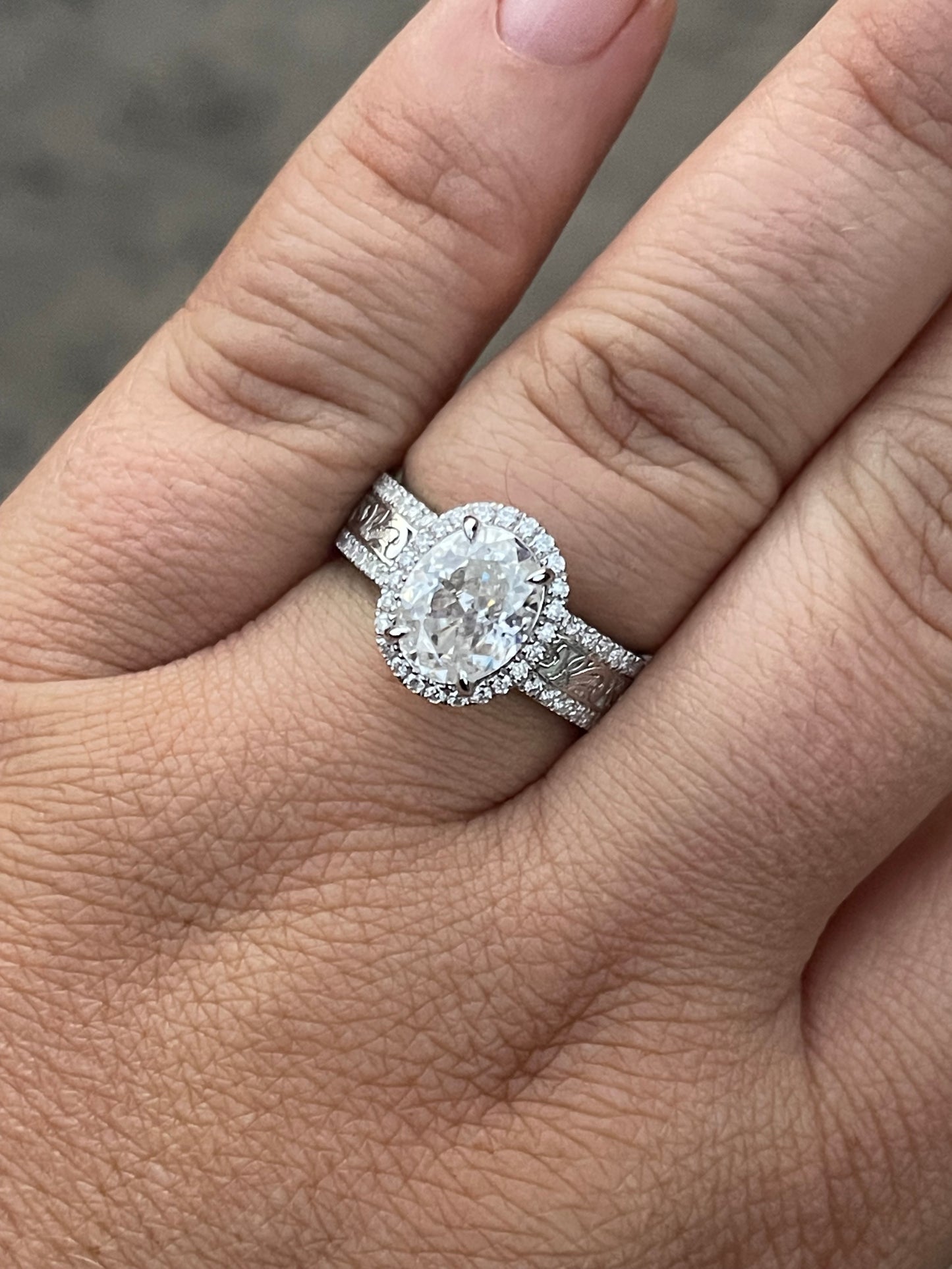 Rye Sterling Silver Engagement Ring