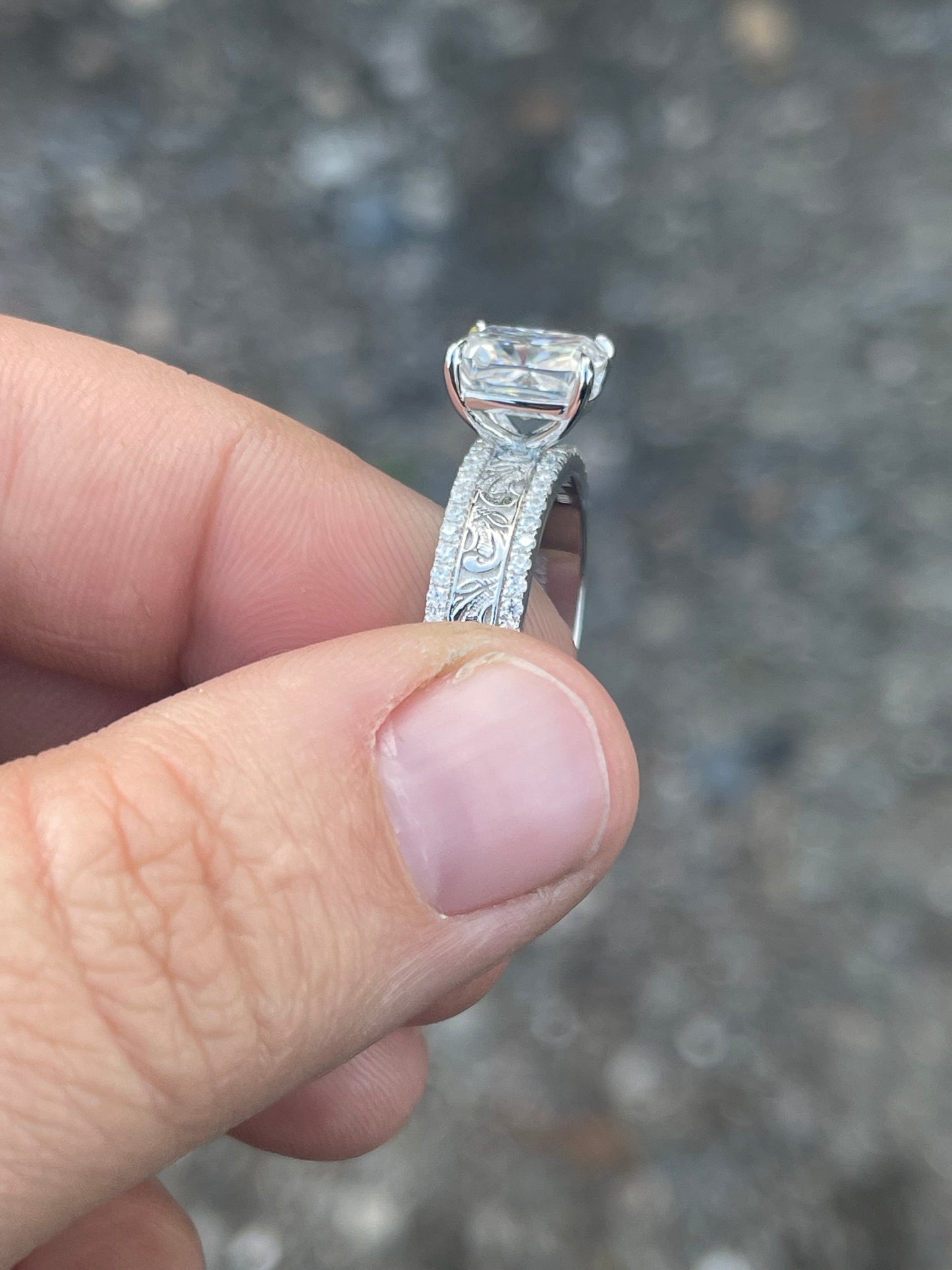 Reese 4.5US Sterling Silver Engagement Ring