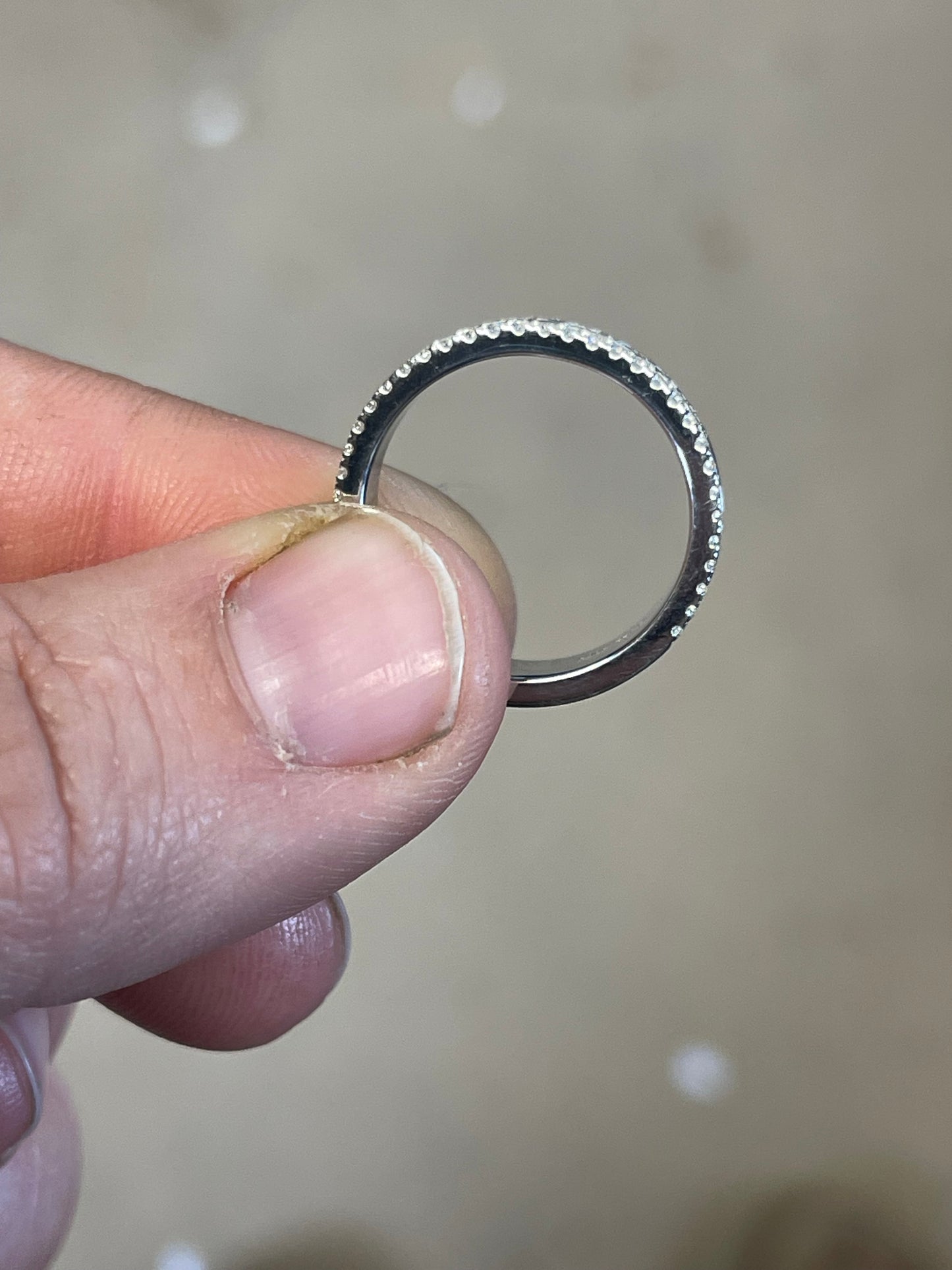 Colleen Moissanite Wedding Band