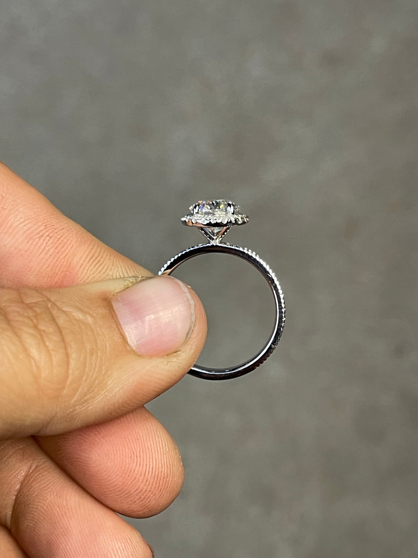 Jayce 9US Sterling Silver Engagement Ring