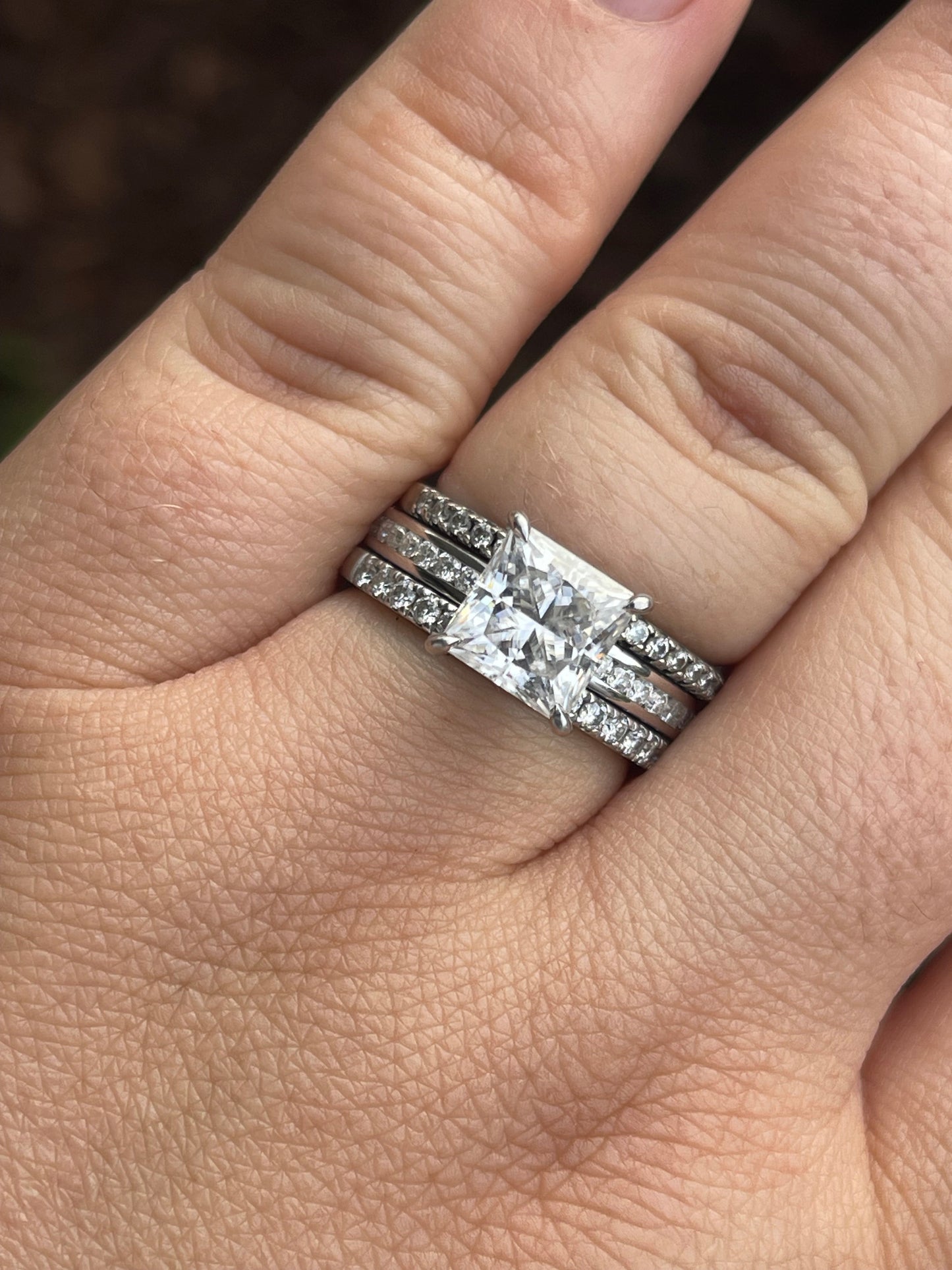 Tessa 8US Sterling Silver Engagement Ring