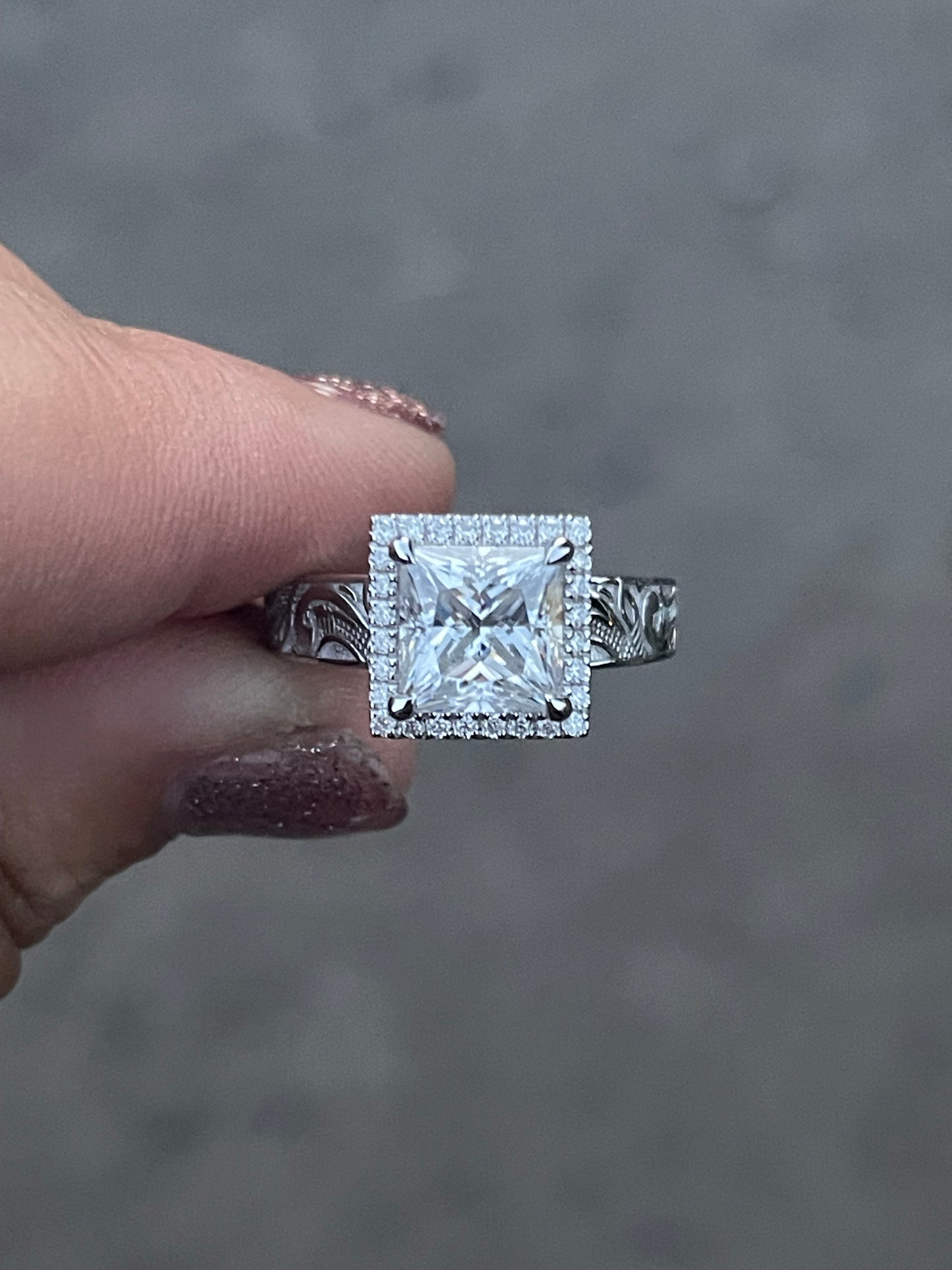 Larissa Sterling Silver Engagement Ring