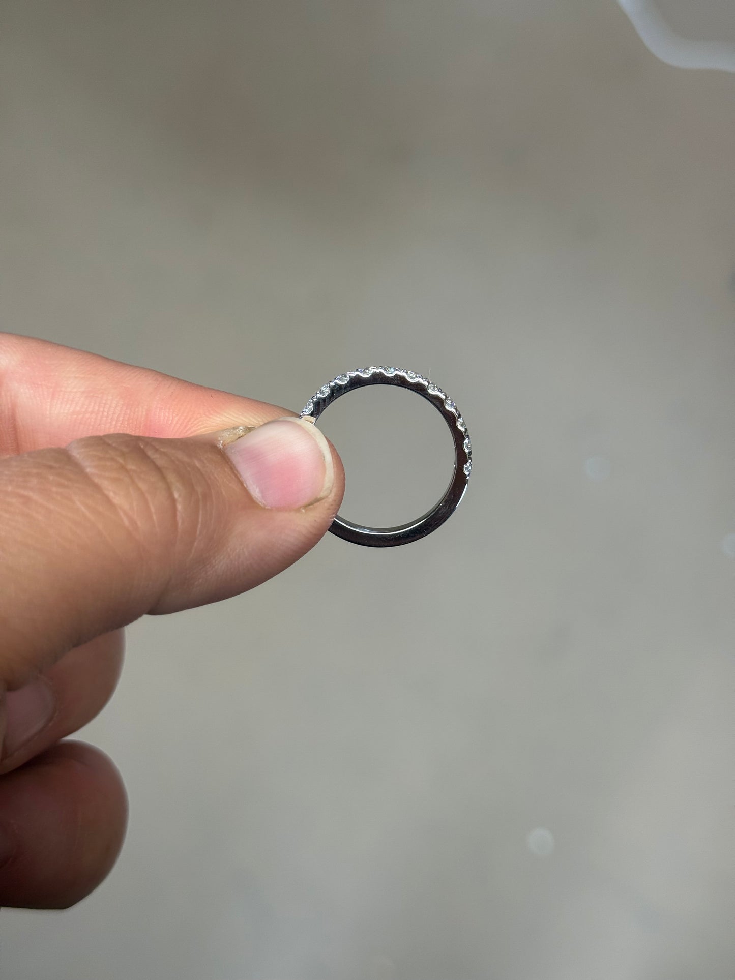 Brayden Moissanite Wedding Band