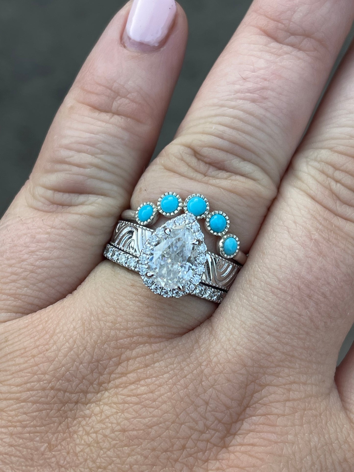 Maeve Sterling Silver Engagement Ring