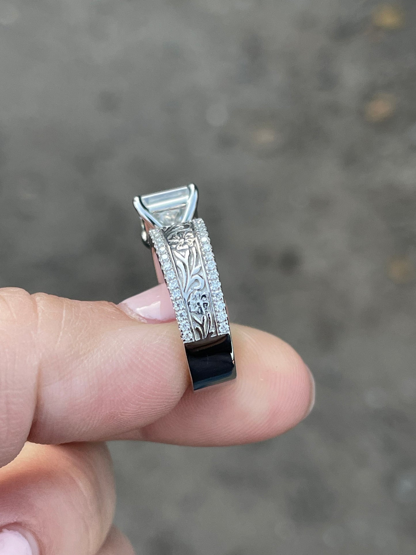 Brooklyn Sterling Silver Engagement Ring