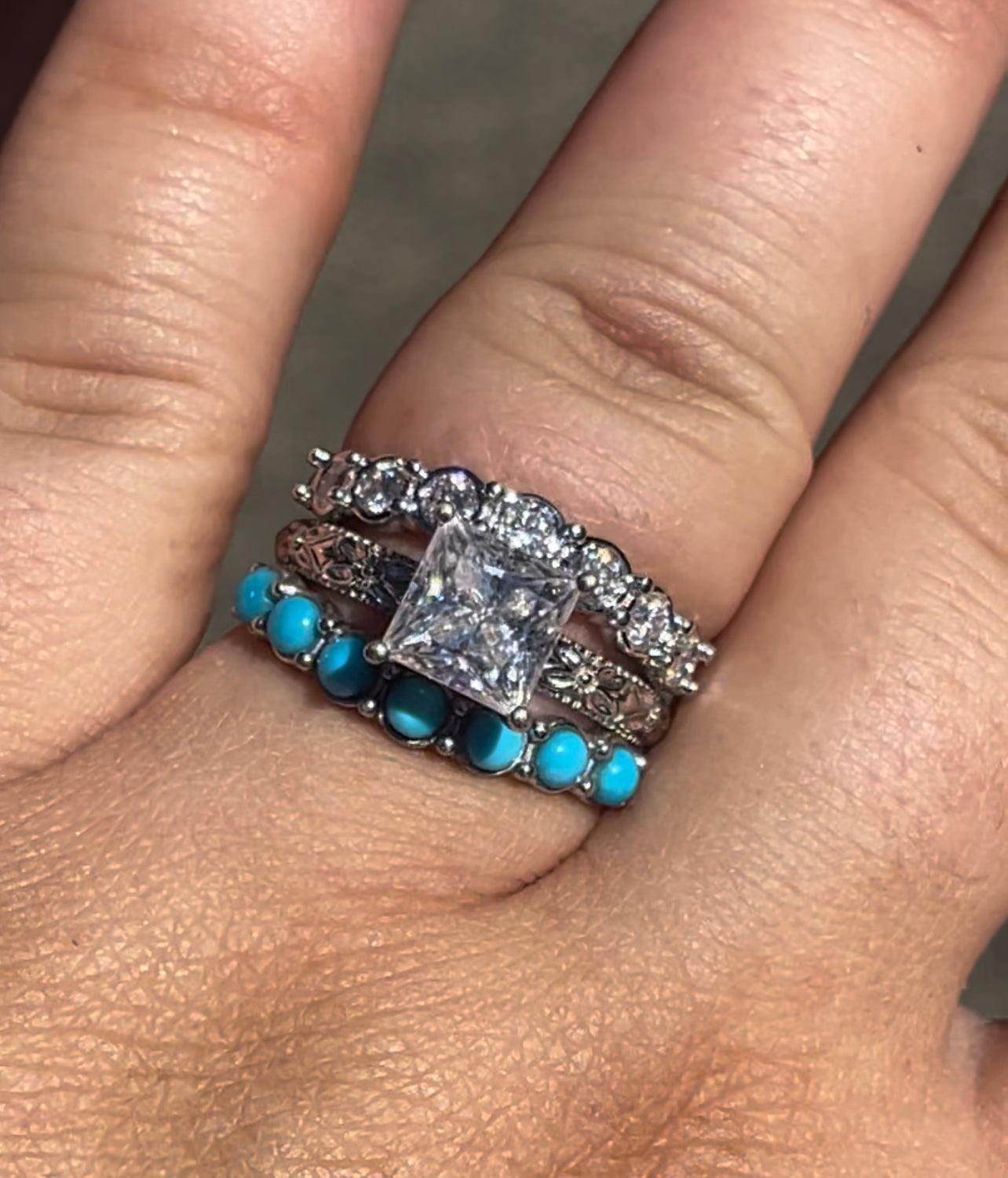 Dakota Moissanite Wedding Band