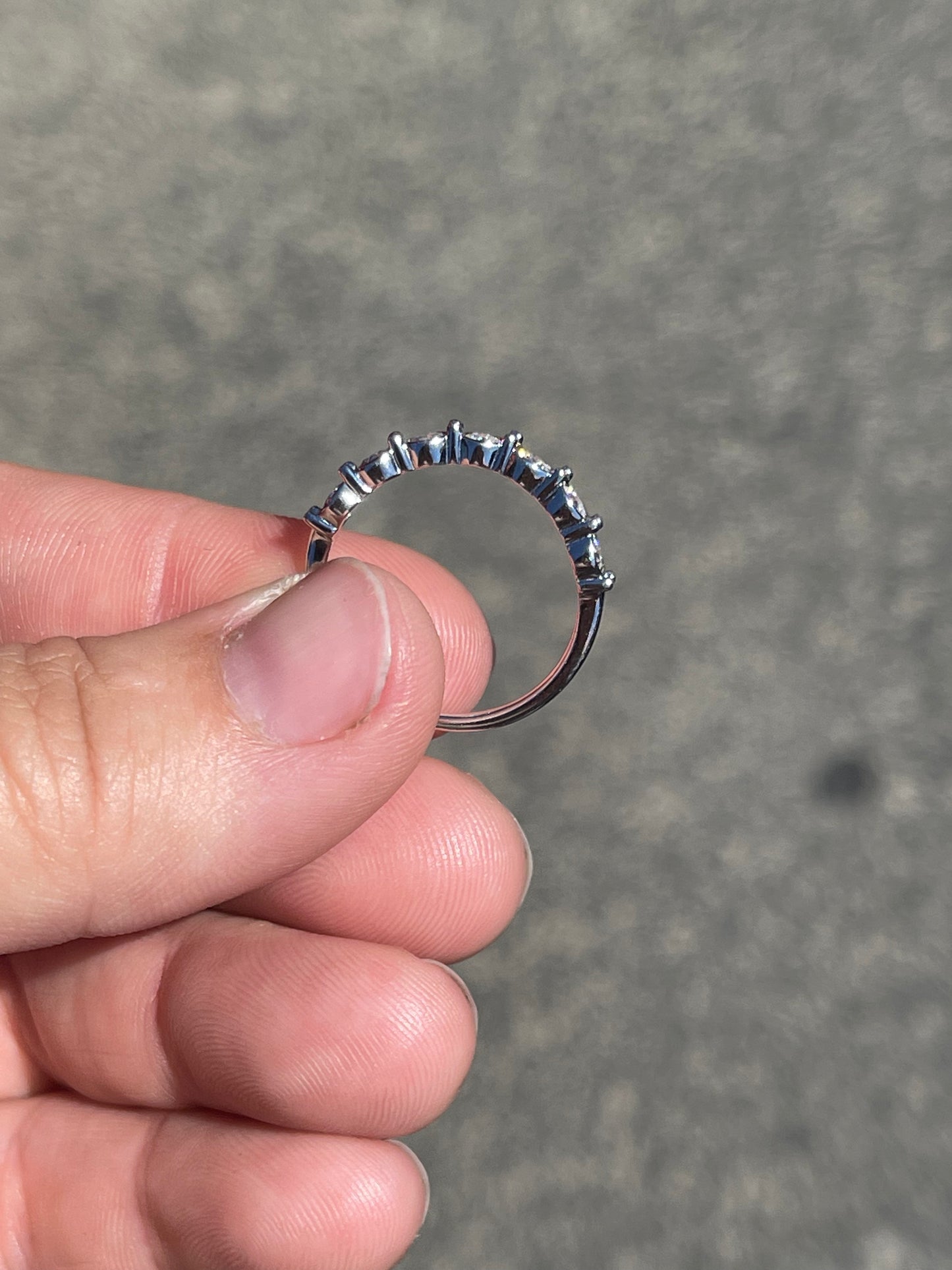 Dakota Moissanite Wedding Band