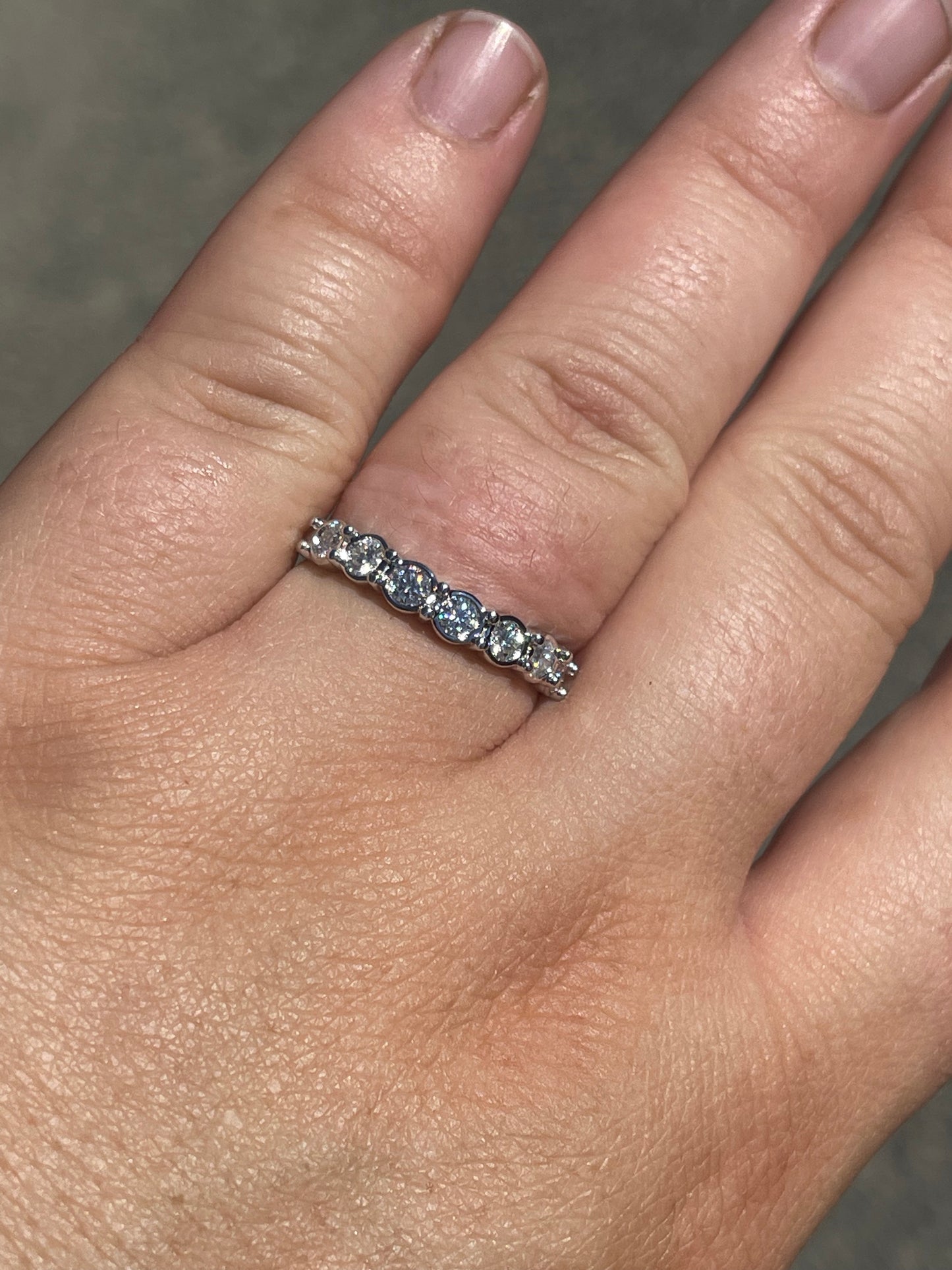 Dakota Moissanite Wedding Band