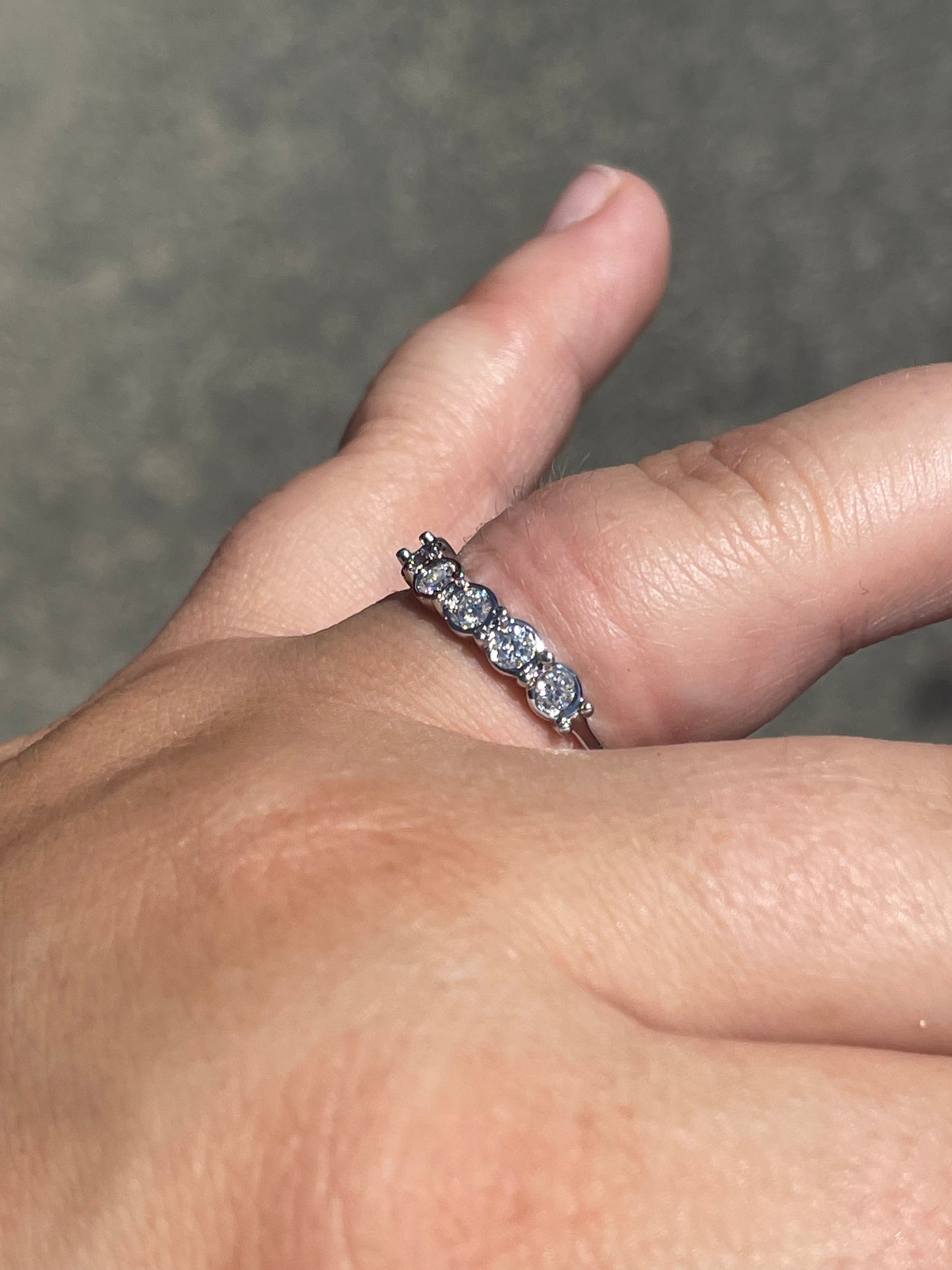 Dakota Moissanite Wedding Band