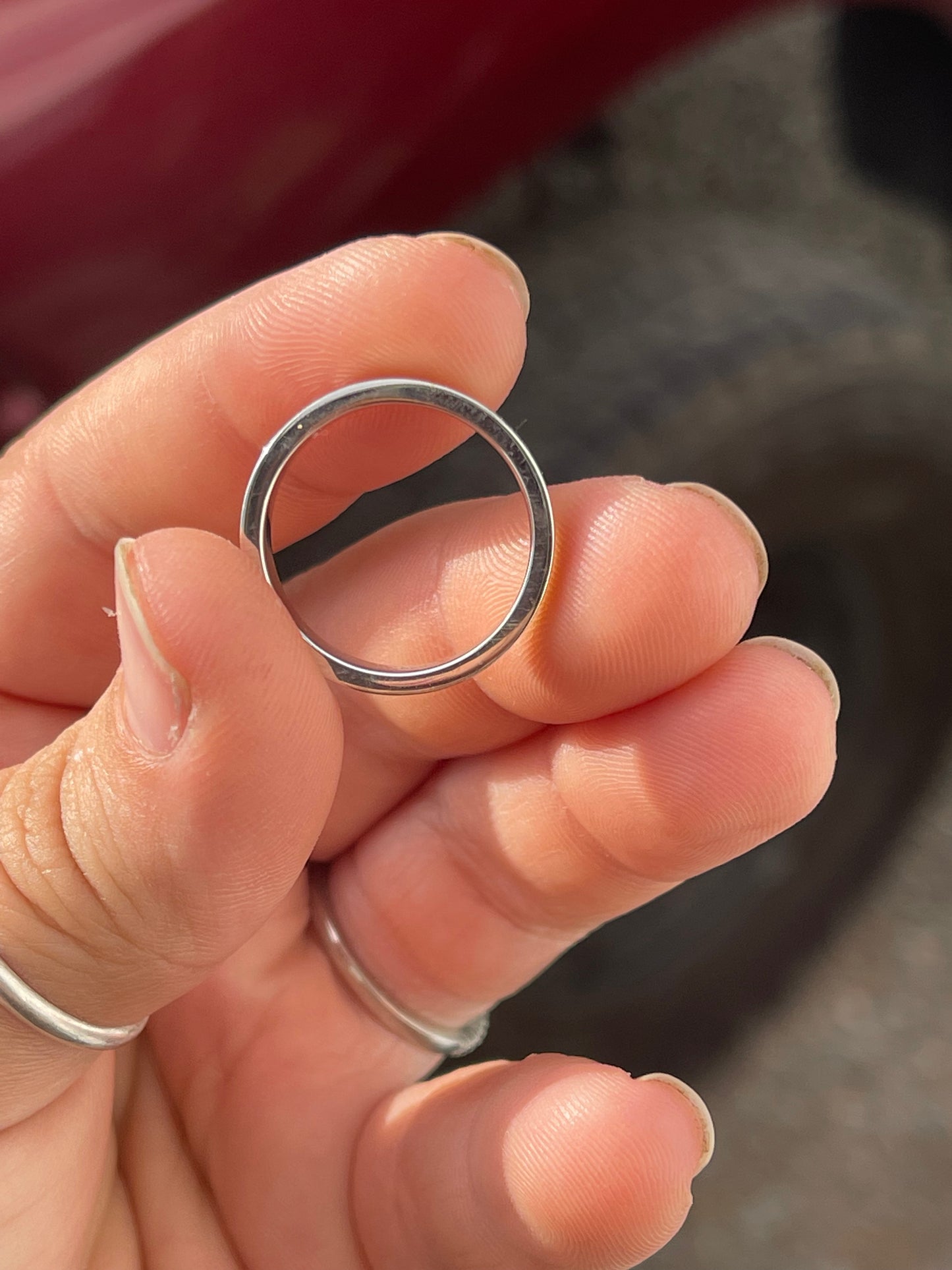 Wesley 6US Sterling Silver Wedding Band