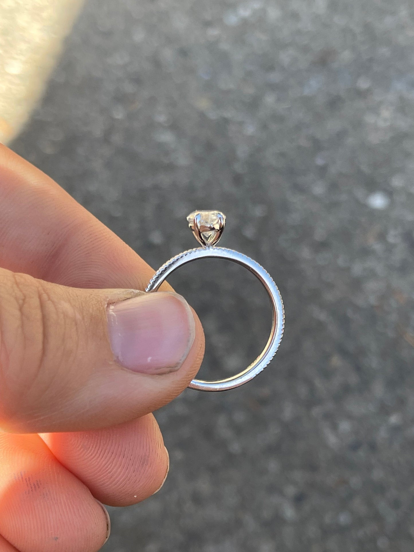 Hattie Sterling Silver Engagement Ring