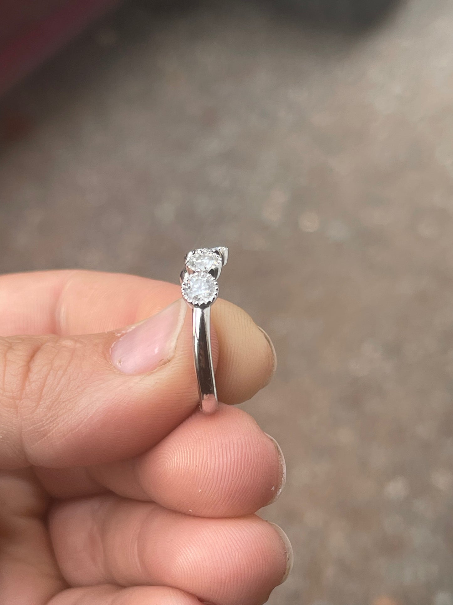 Ree Moissanite Wedding Band