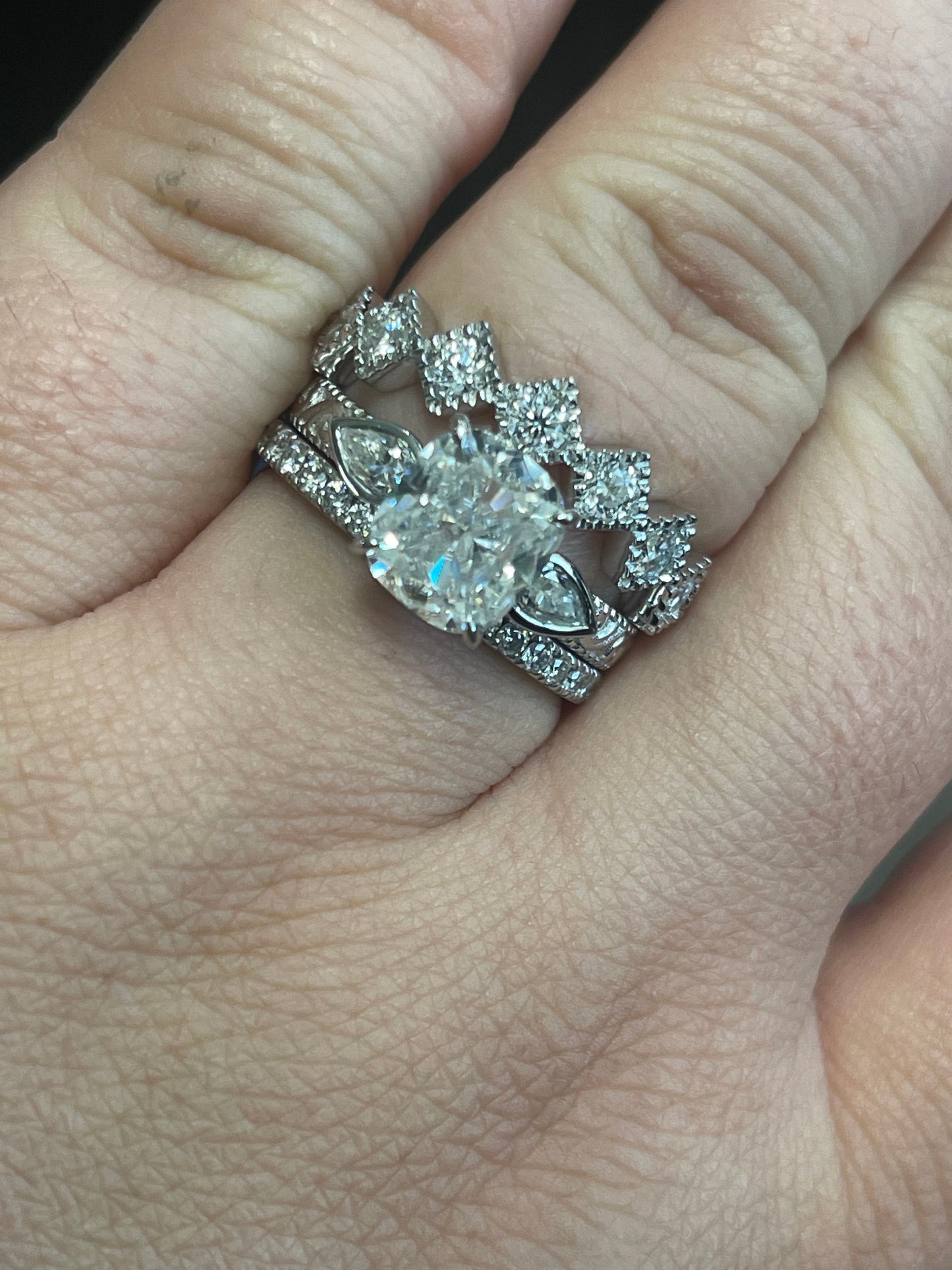 Harper Sterling Silver Engagement Ring