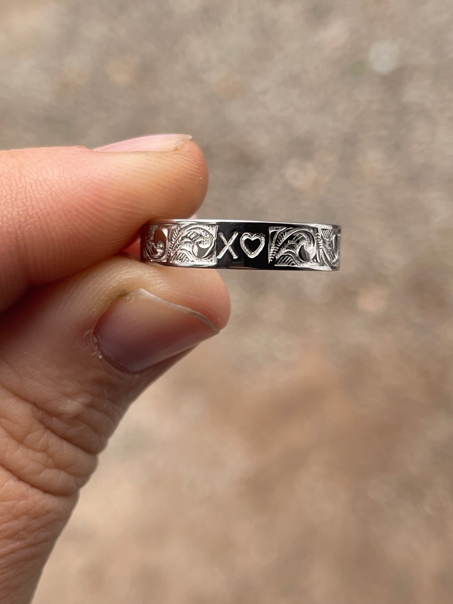 Clayton Sterling Silver Wedding Band