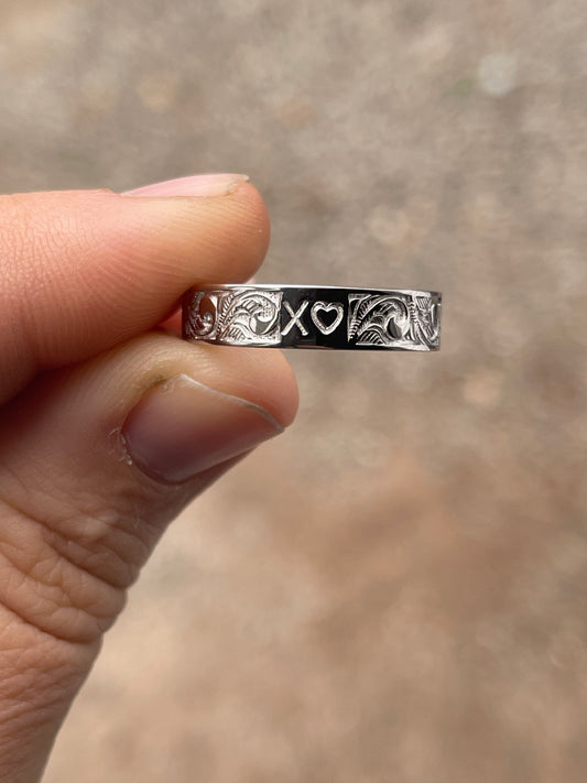 Clayton Sterling Silver Wedding Band