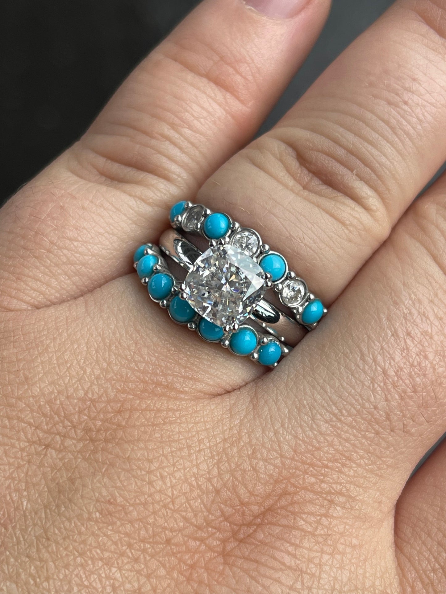 Nora Sterling Silver Engagement Ring