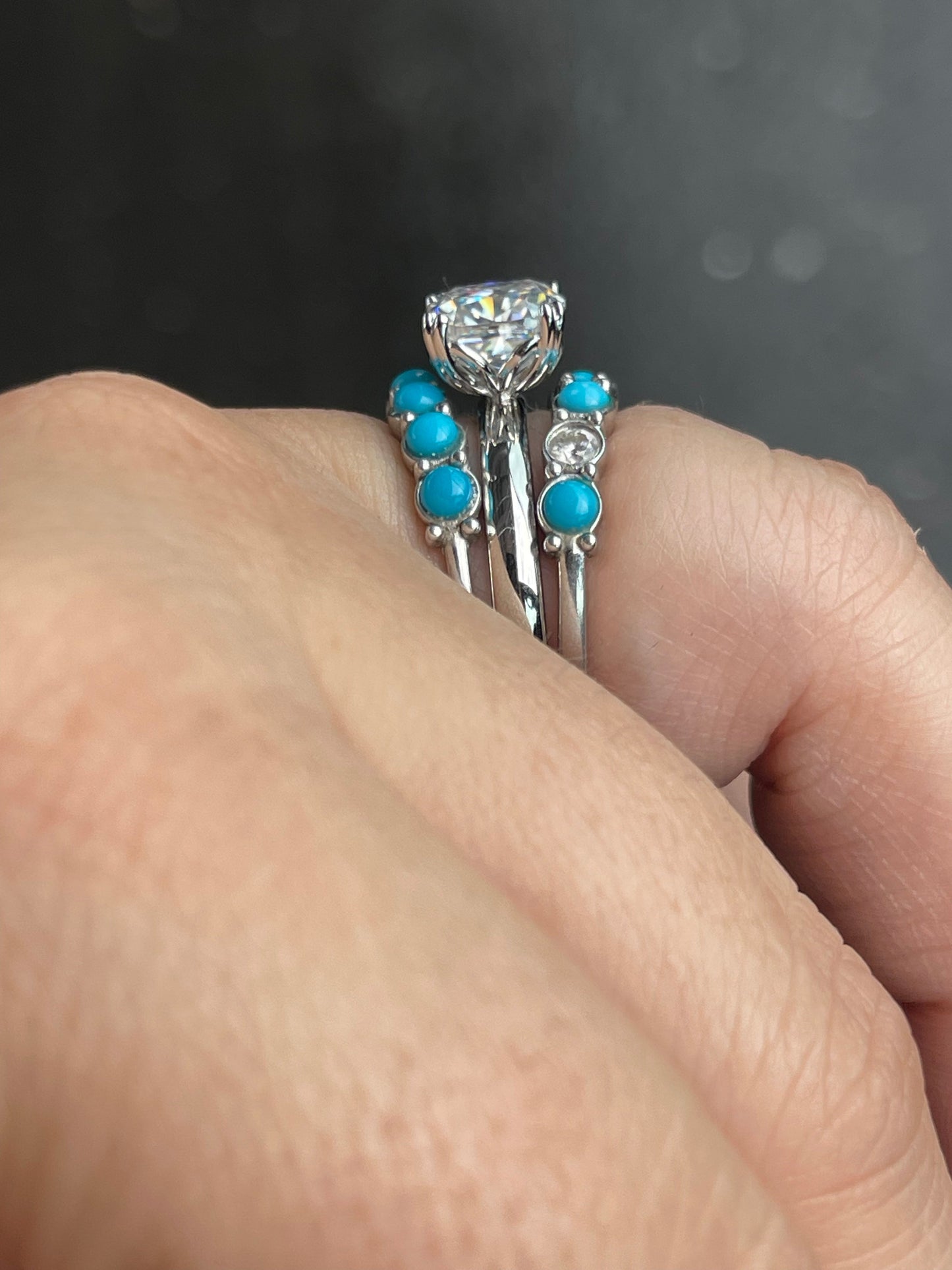 Nora Sterling Silver Engagement Ring