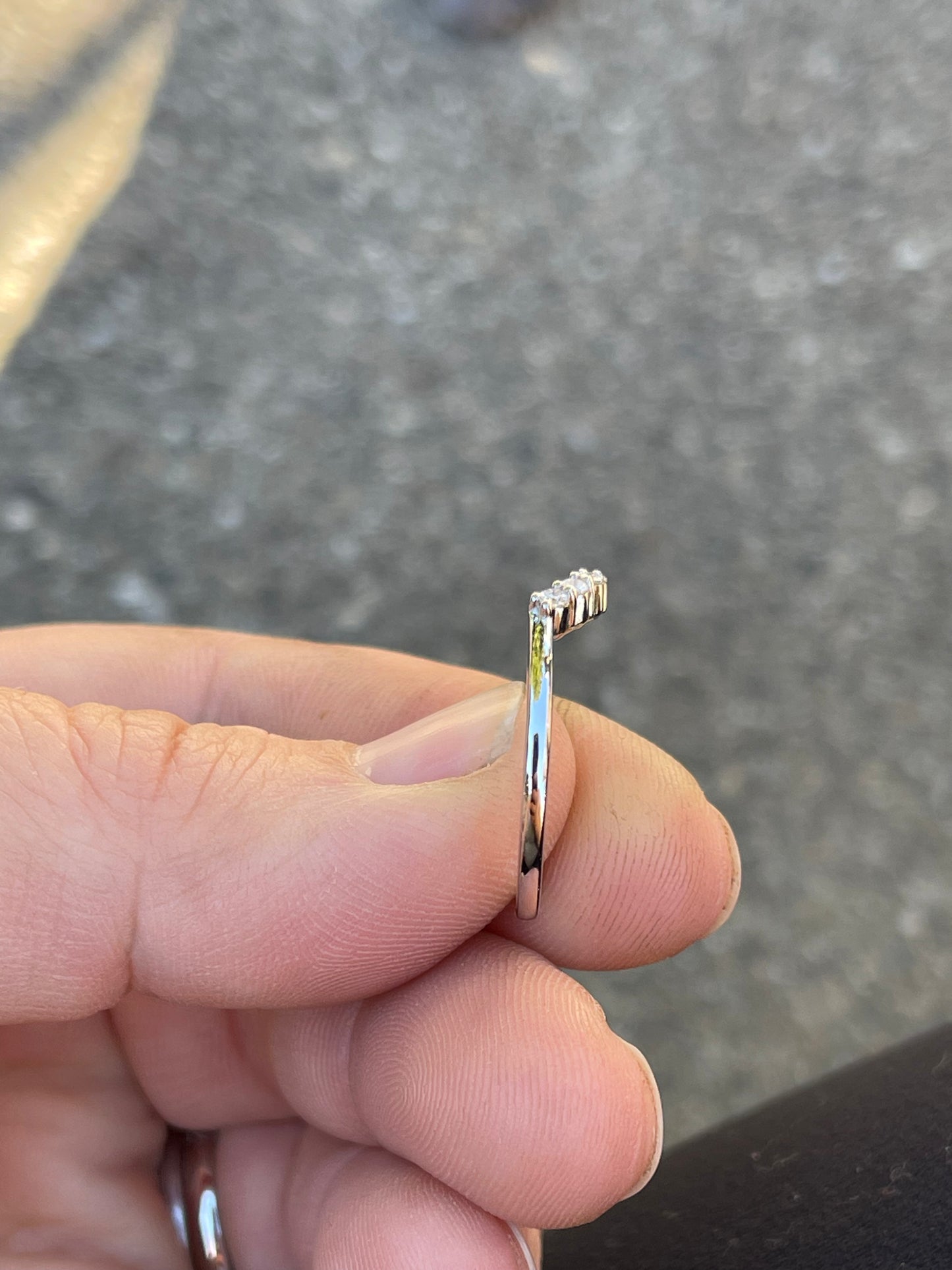 Cooper Moissanite Wedding Band