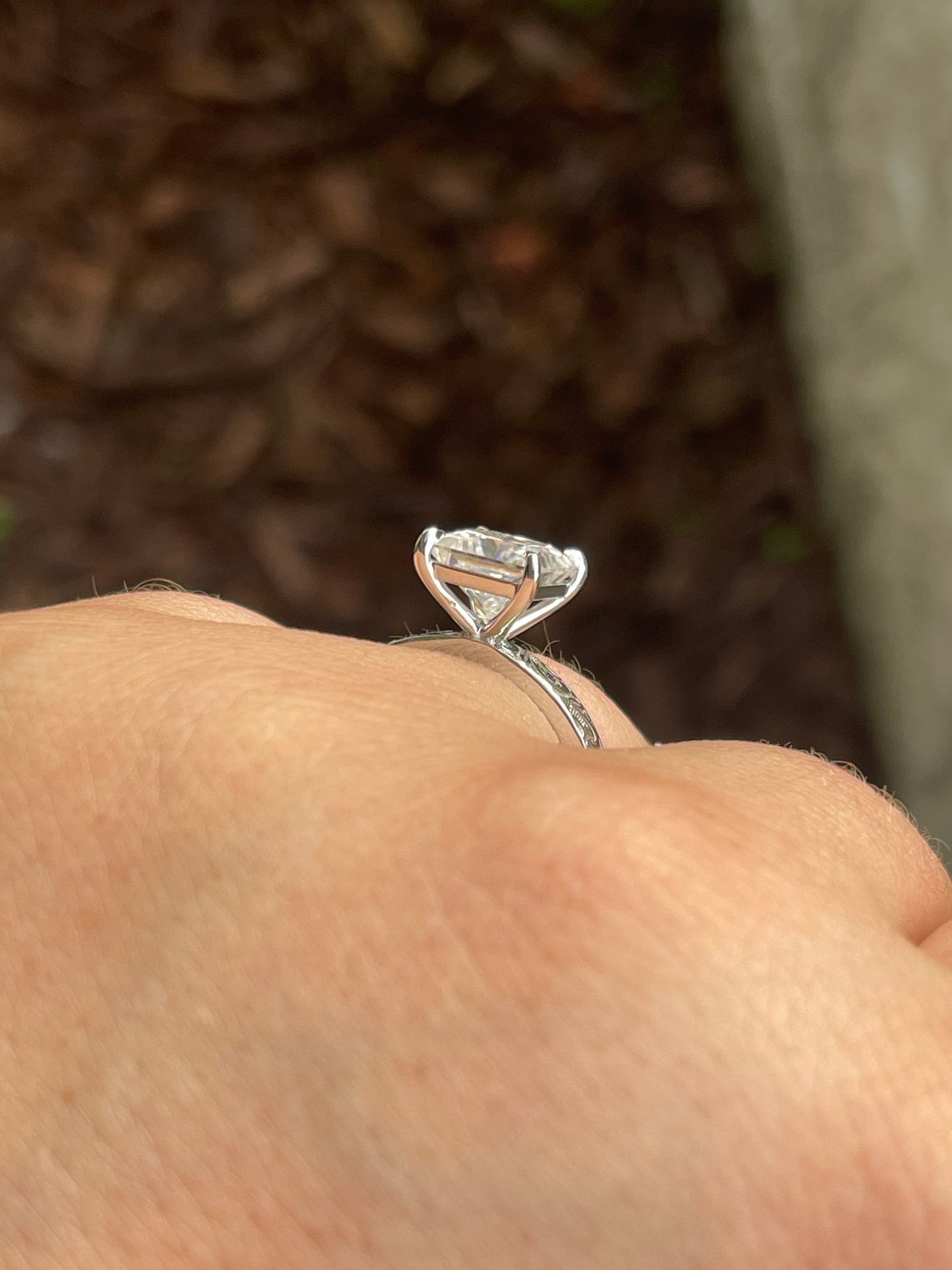 Lena Sterling Silver Engagement Ring