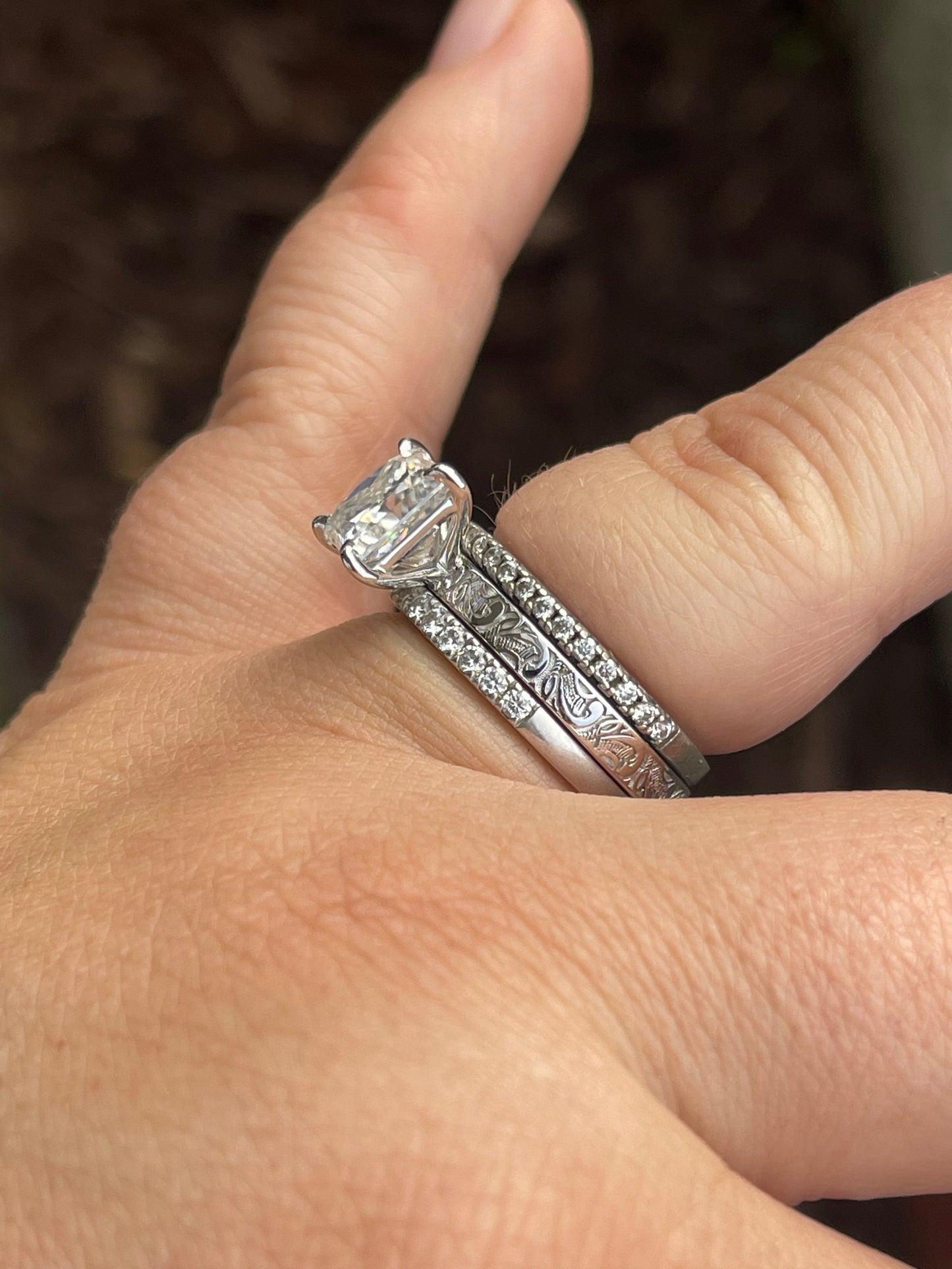 Lena Sterling Silver Engagement Ring