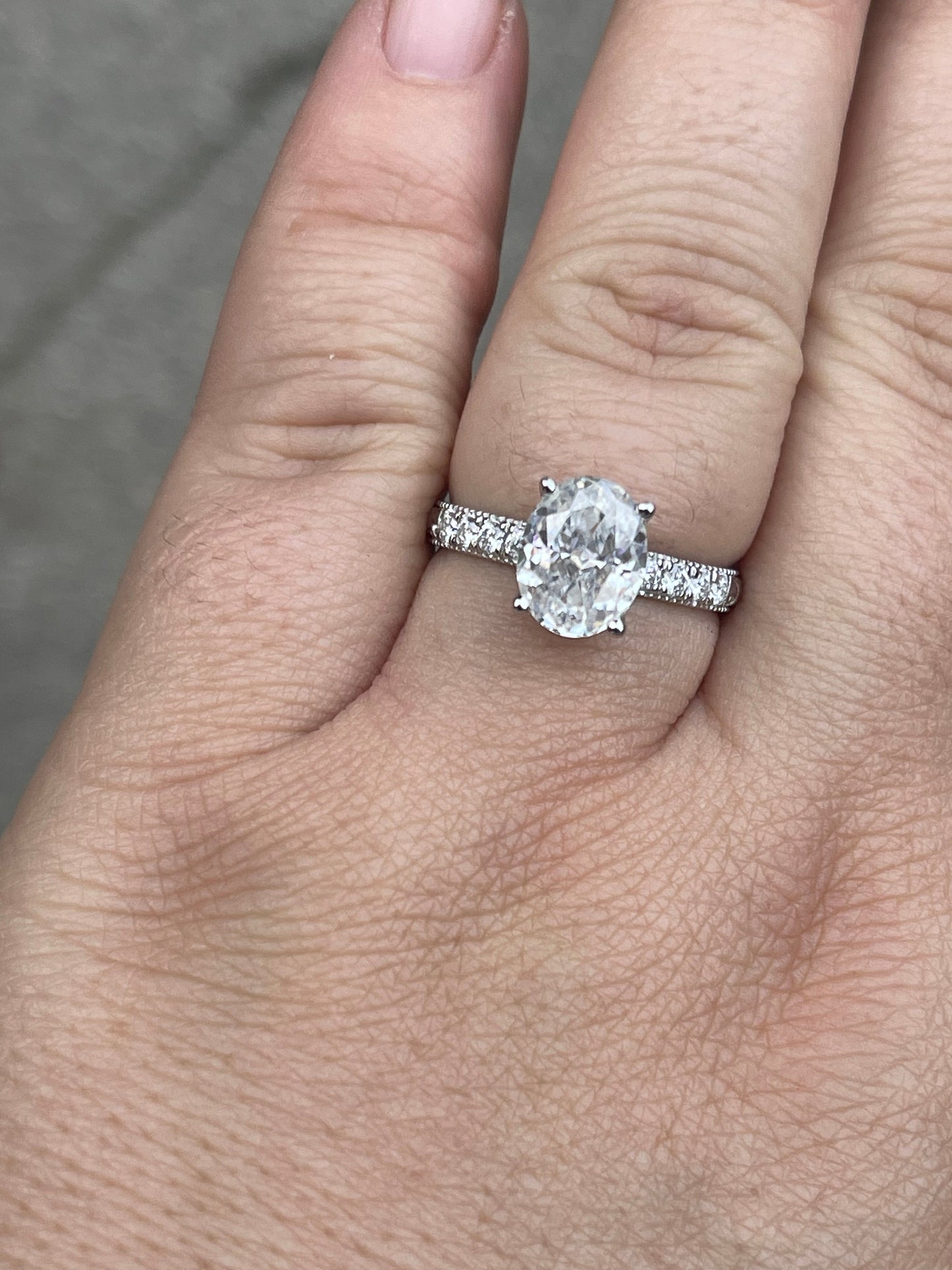 Monroe Sterling SIlver Engagement Ring