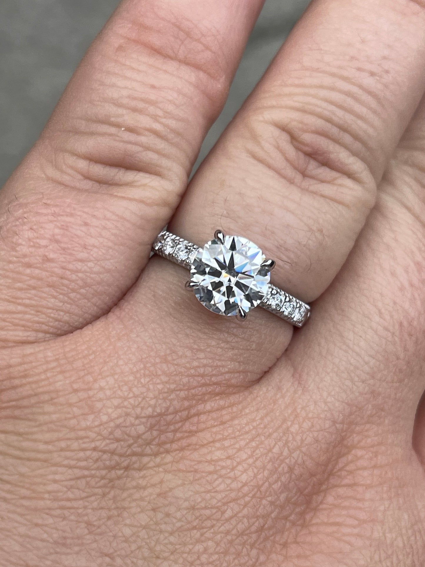 Addison Sterling Silver Engagement Ring