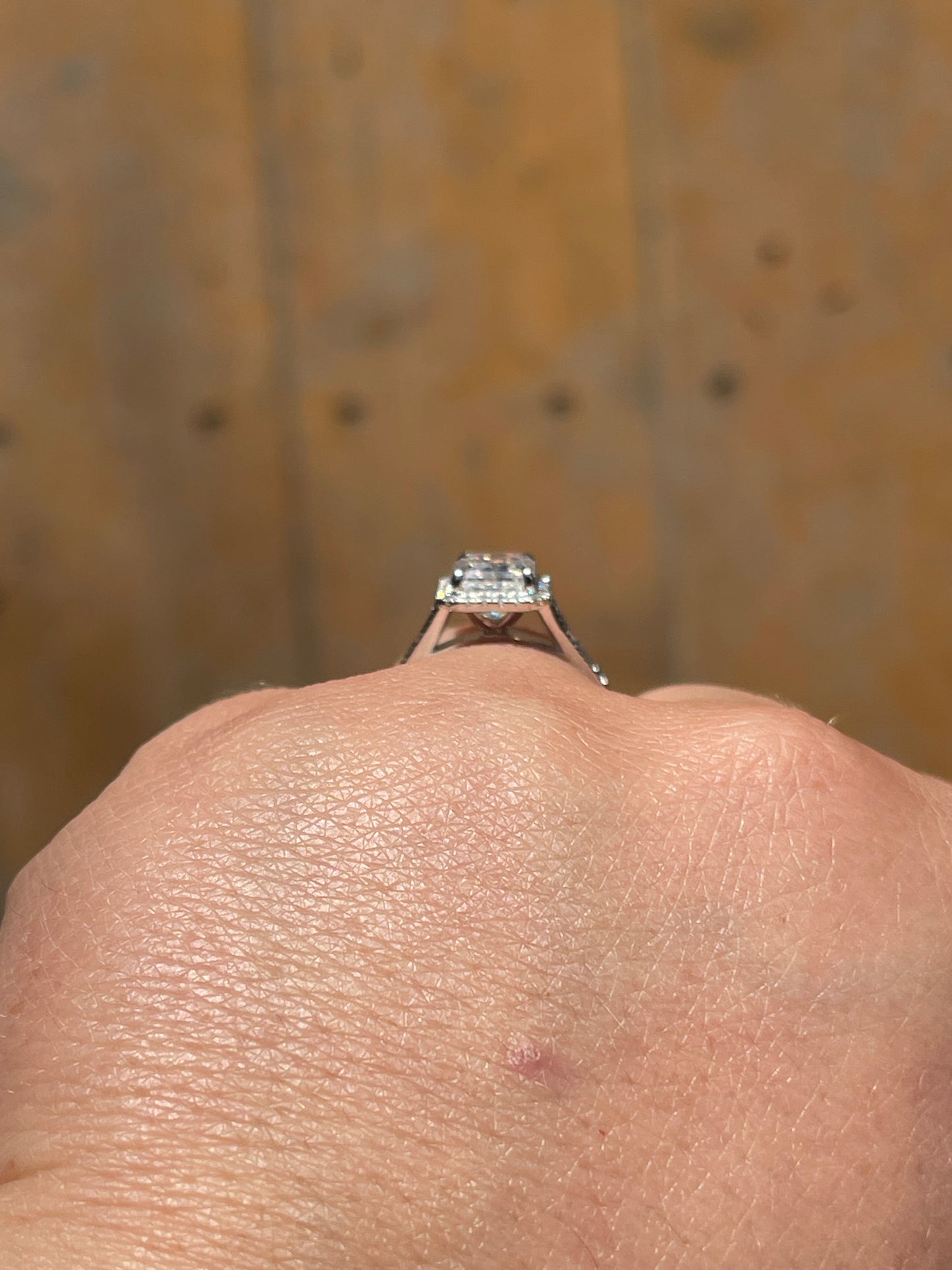 Bernadette 10US 14K White Gold Engagement Ring