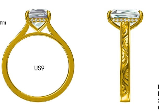 Bentley 4ct Hidden Halo Diamond Cathedral Engagement Ring