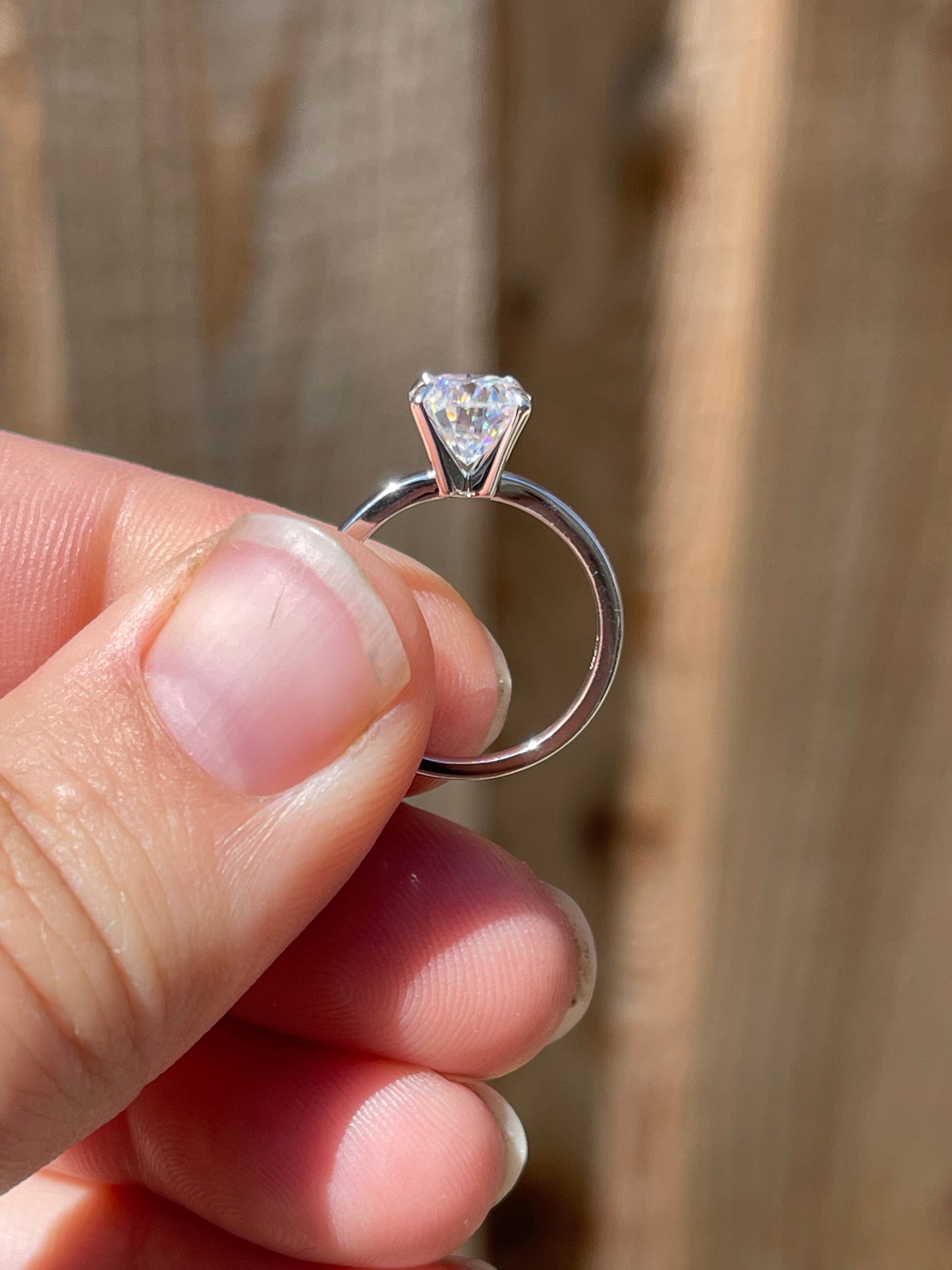 Patsy Sterling Silver Engagement Ring
