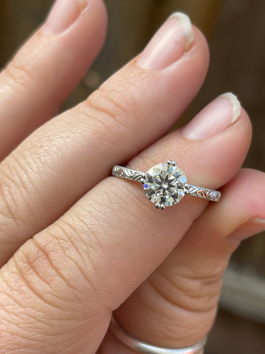 Clementine 1.5ct Promise Ring