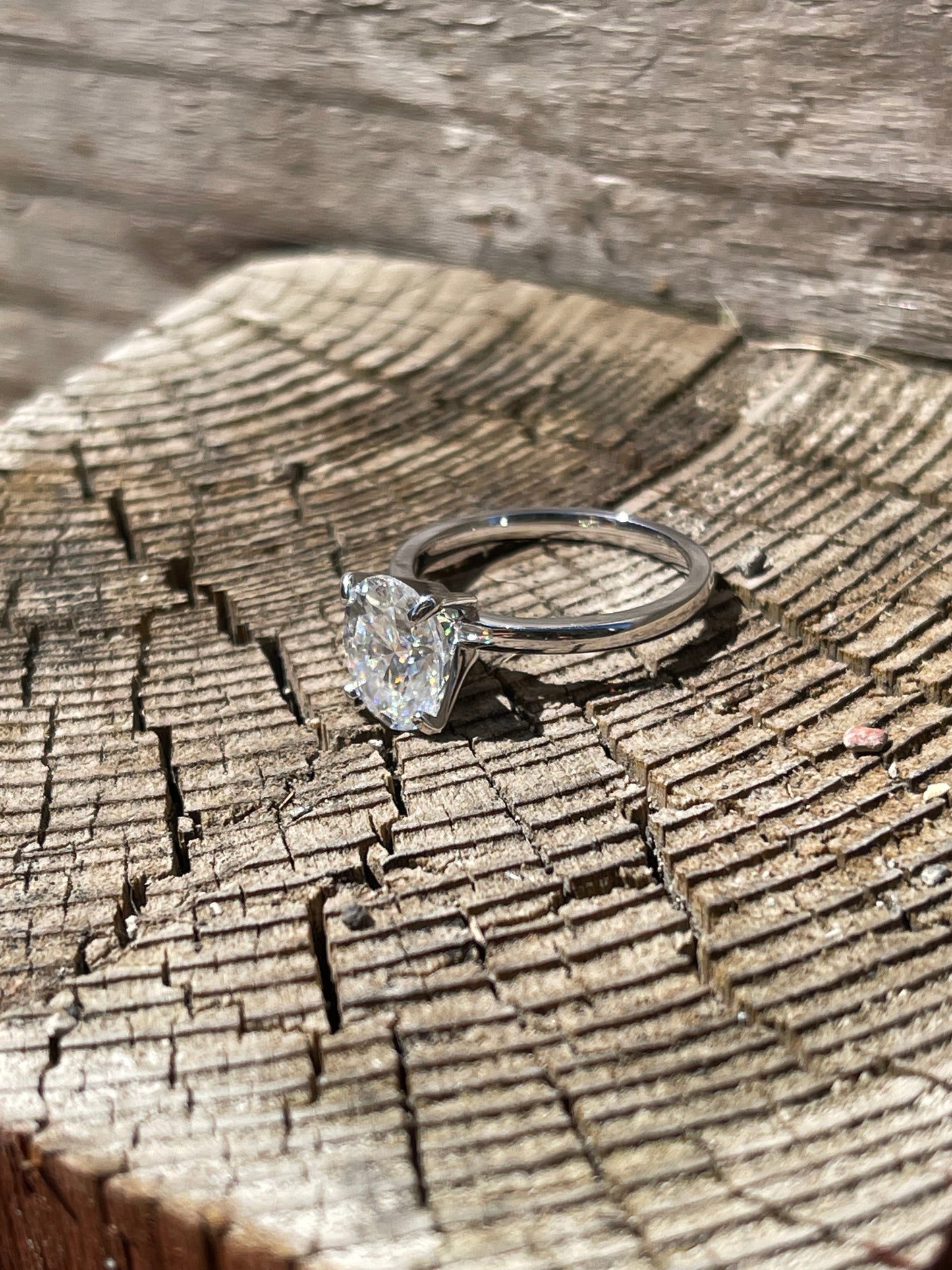 Patsy Sterling Silver Engagement Ring