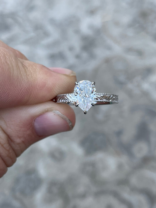 Hadley 9K Engagement Ring