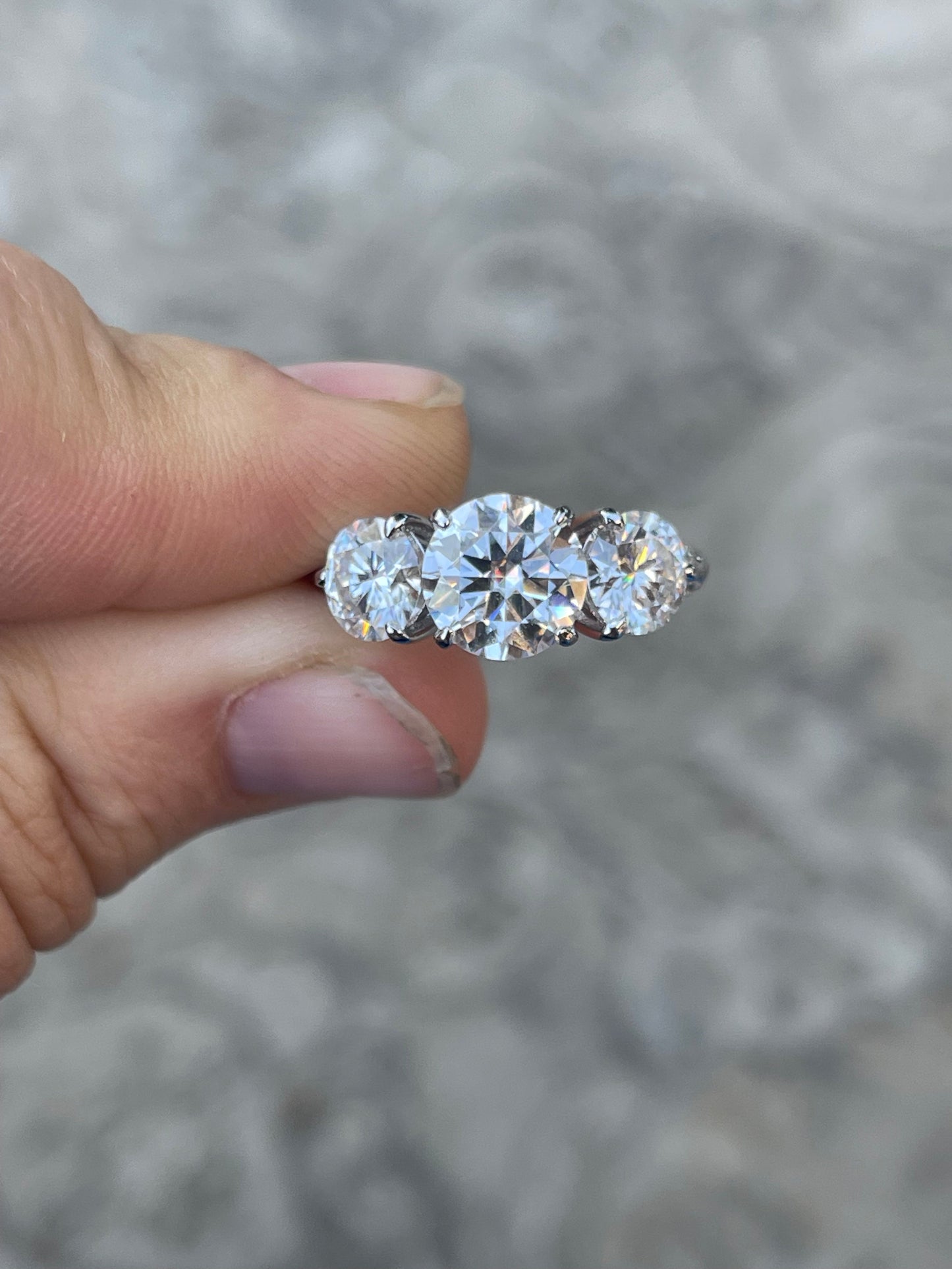 Dolly Sterling Silver Engagement Ring