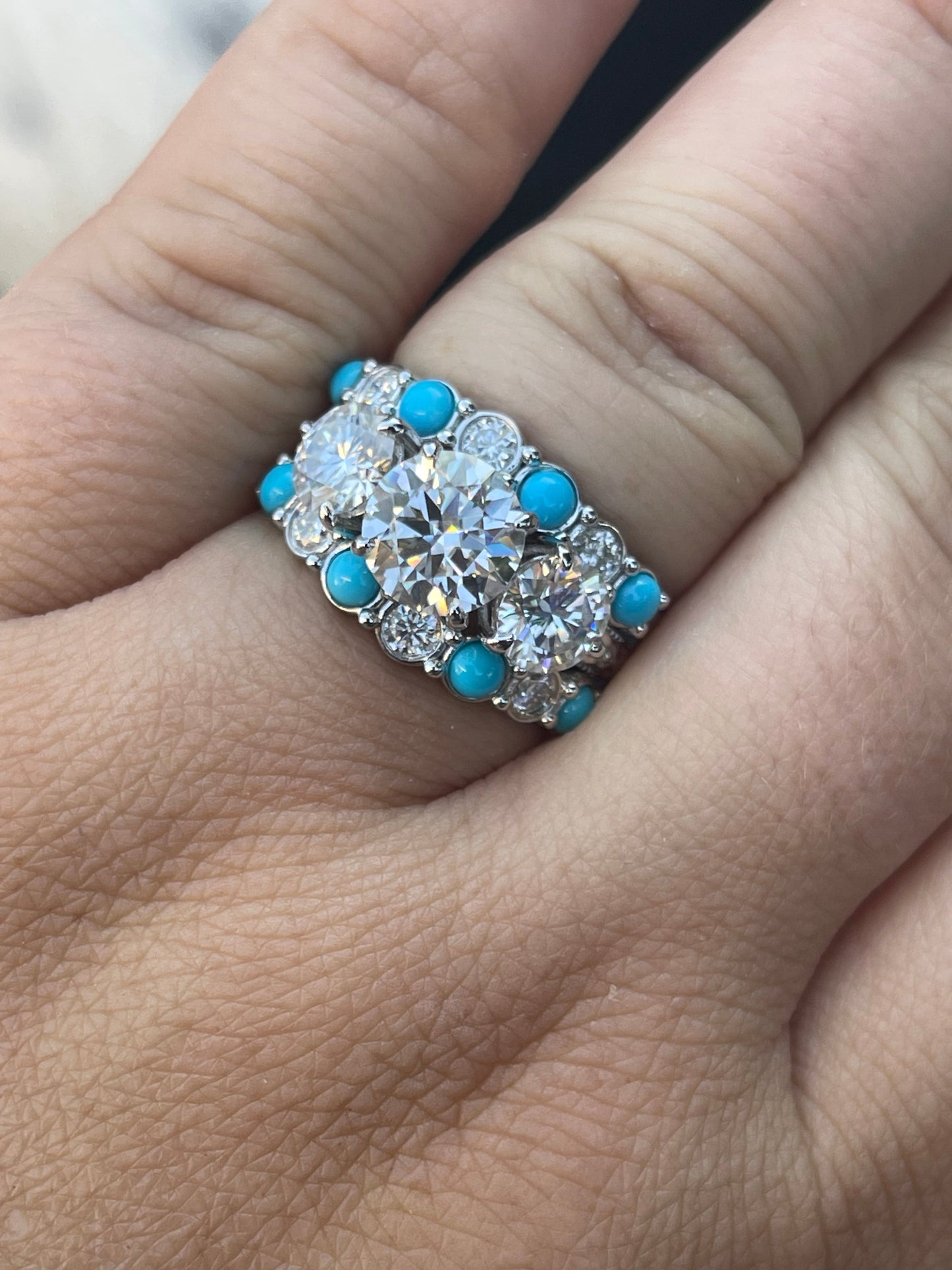 Dolly Sterling Silver Engagement Ring