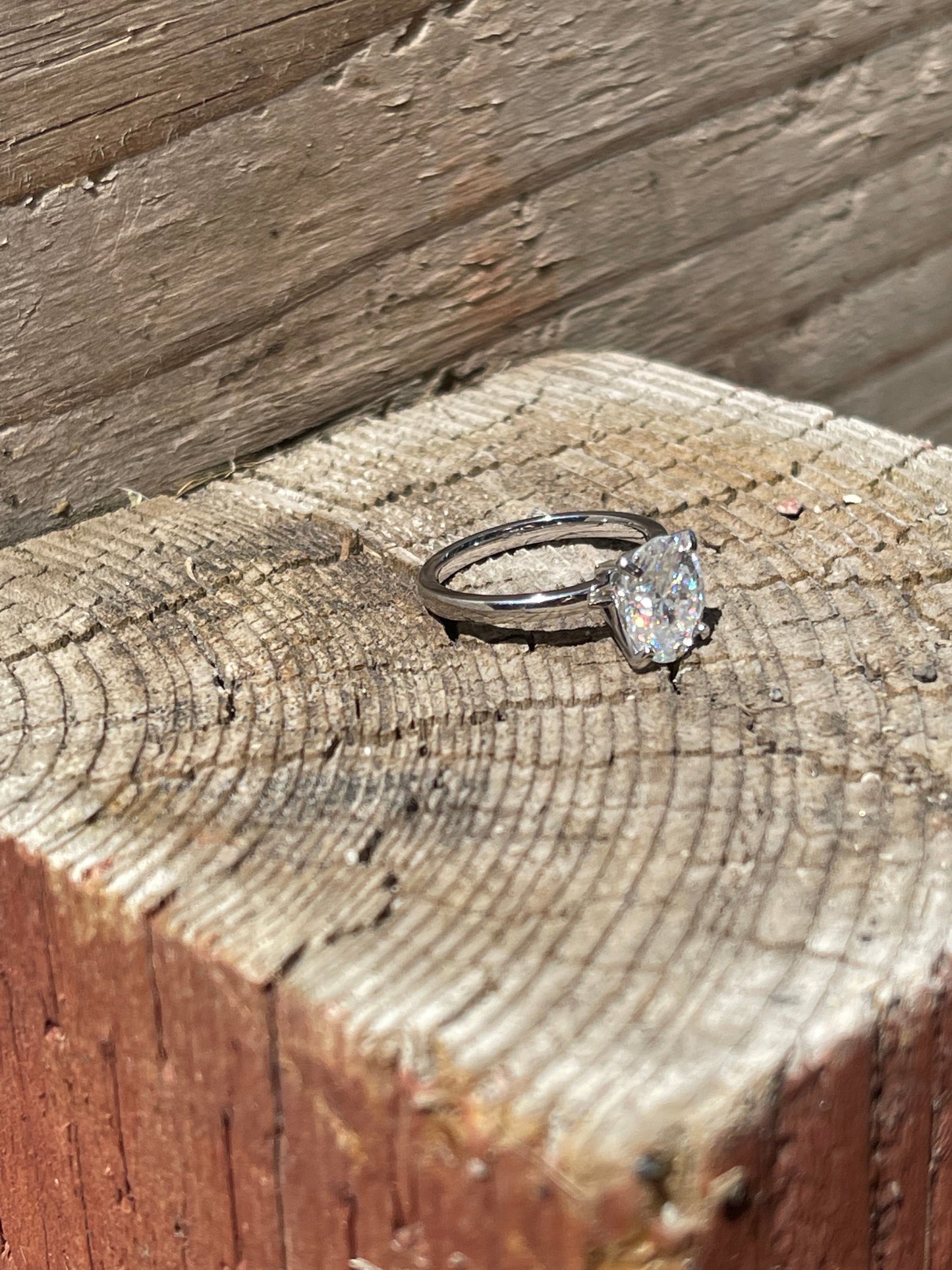 Patsy Sterling Silver Engagement Ring