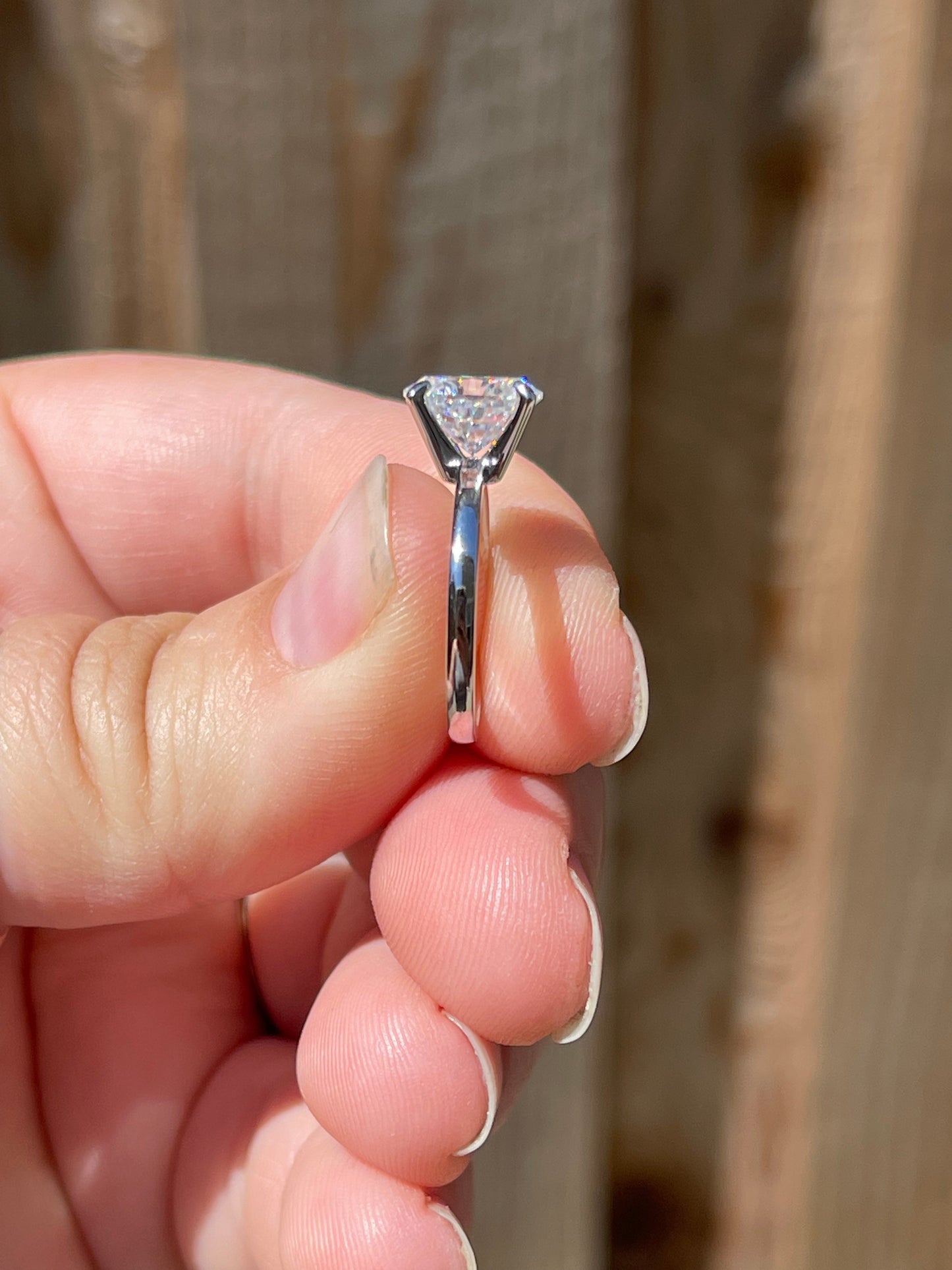 Patsy Sterling Silver Engagement Ring