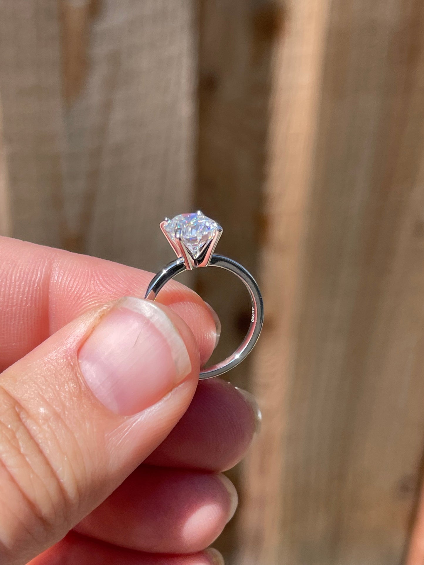Patsy Sterling Silver Engagement Ring