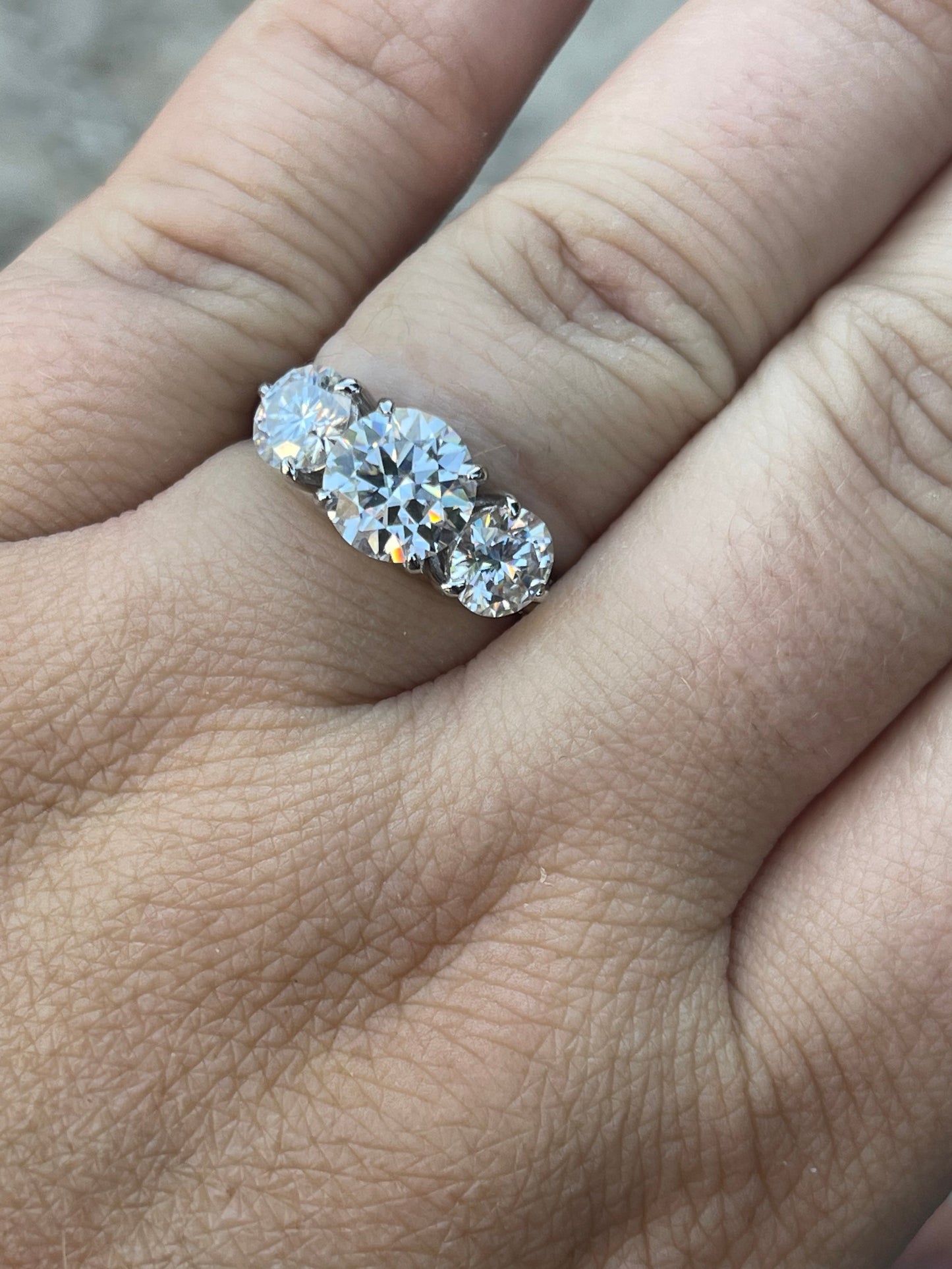Dolly Sterling Silver Engagement Ring